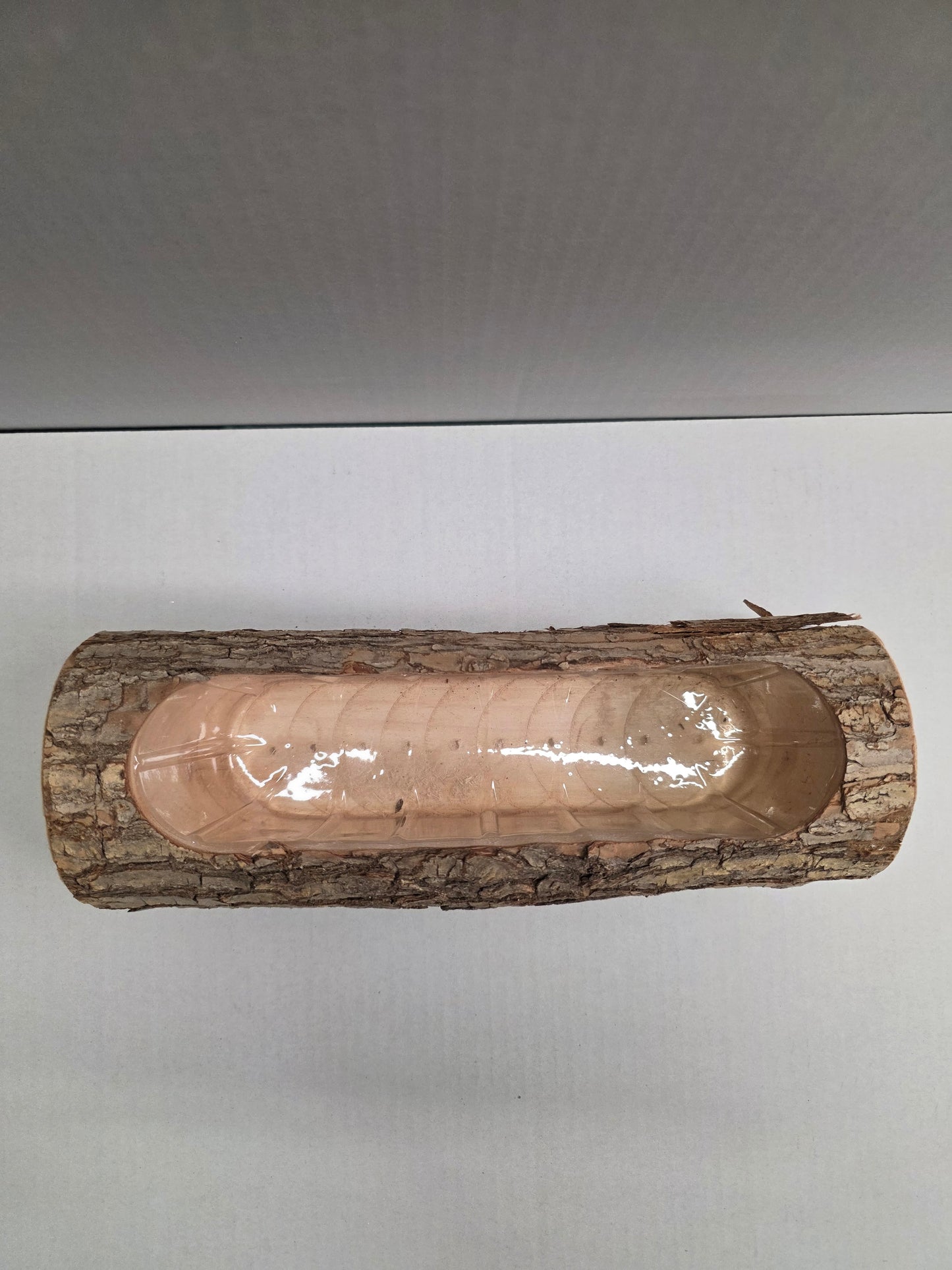 Planter Bark Natural 28cm