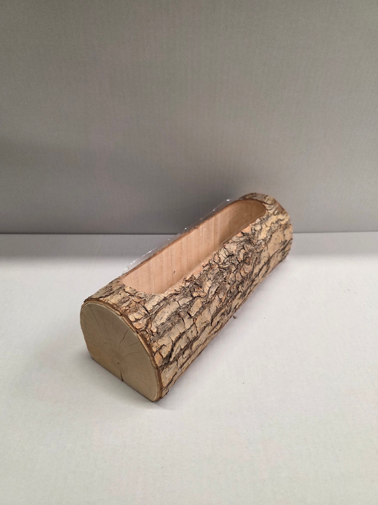 Planter Bark Natural 28cm