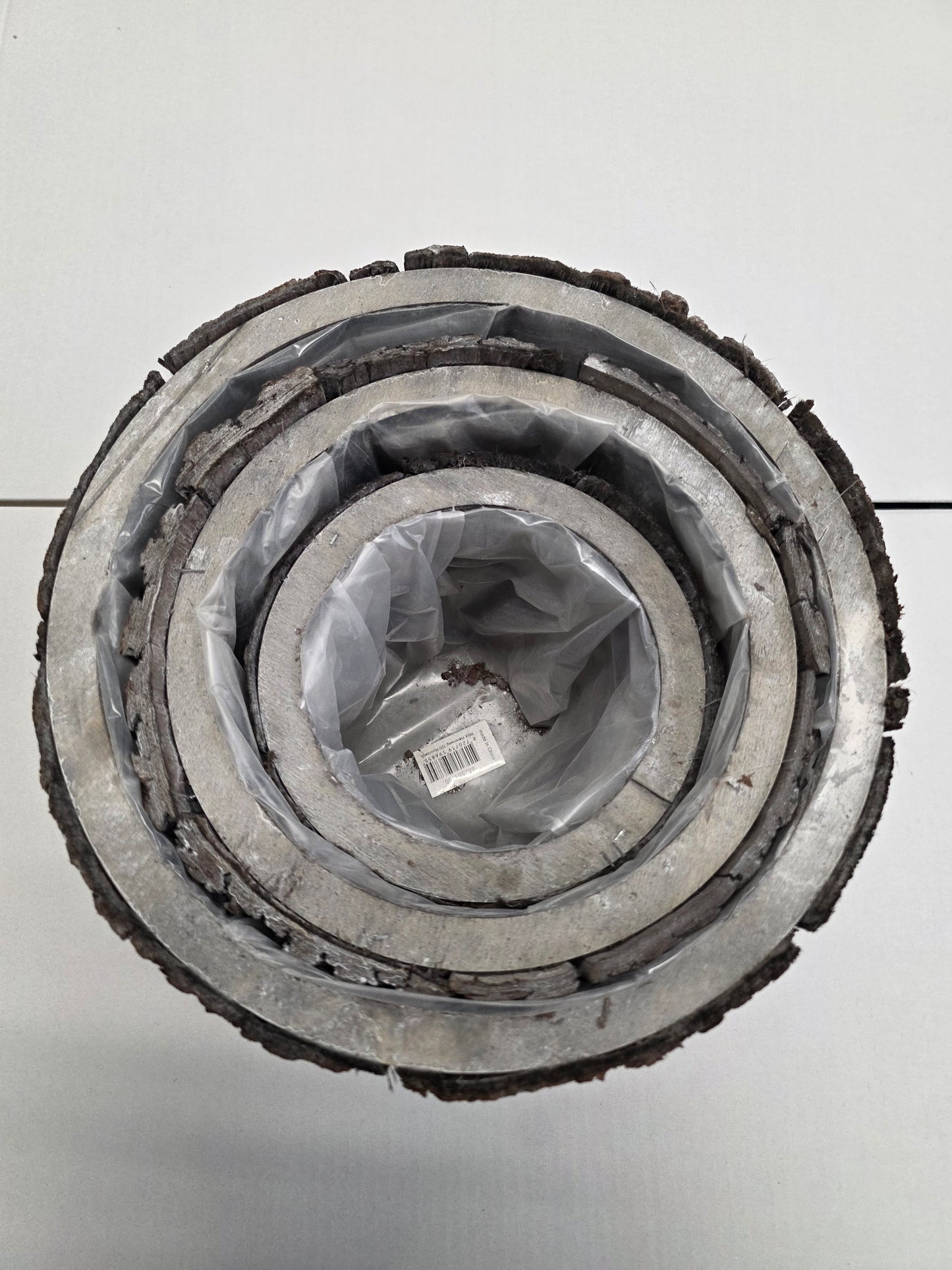 Planter Bark Round Set Of 3