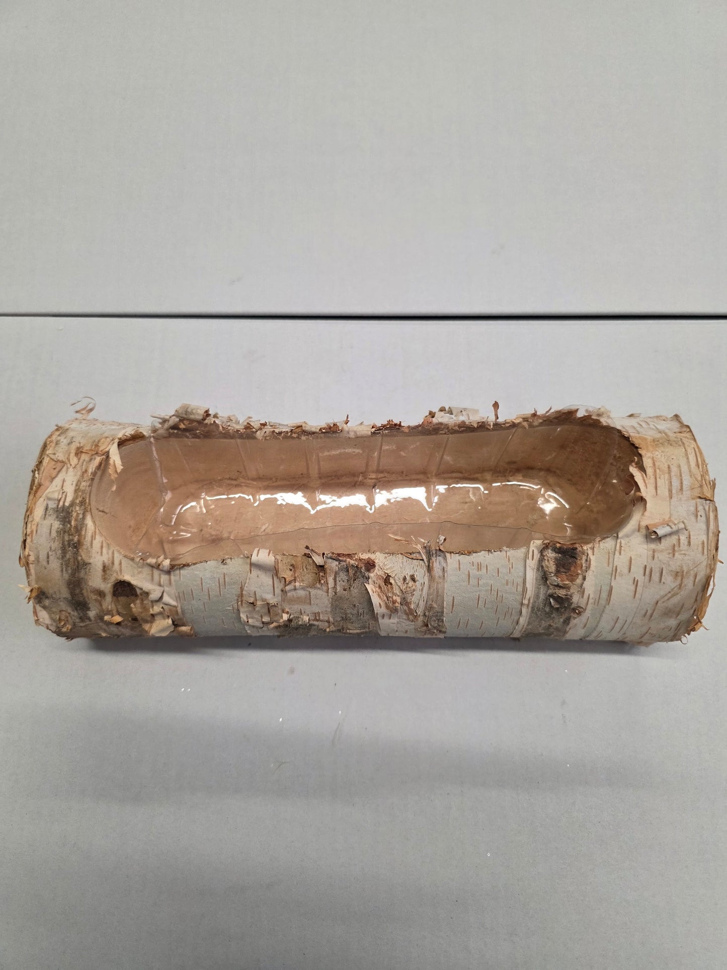 Planter Birch White Wash 28cm