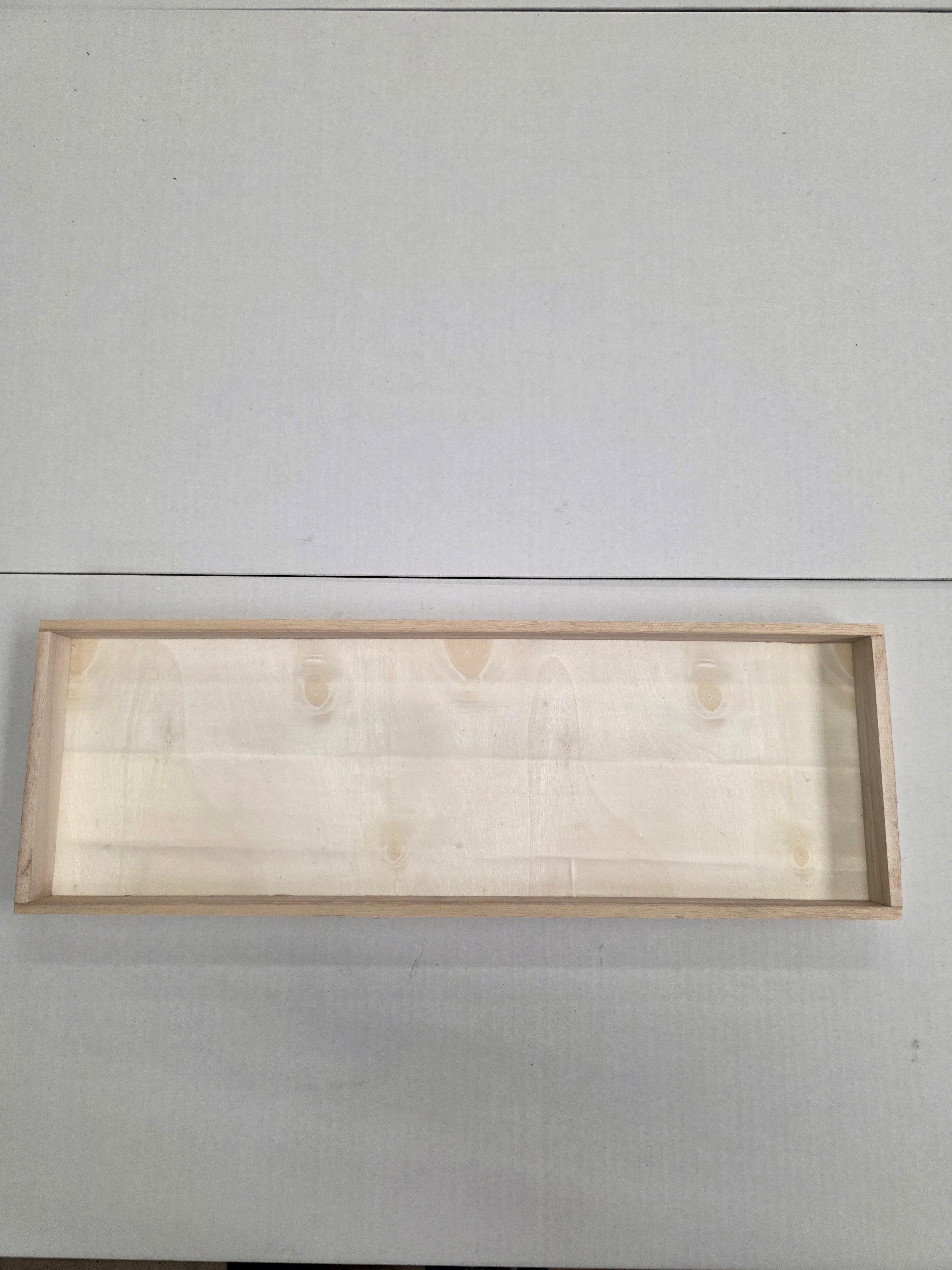 Wooden Tray Rectangle 50x17x3cm