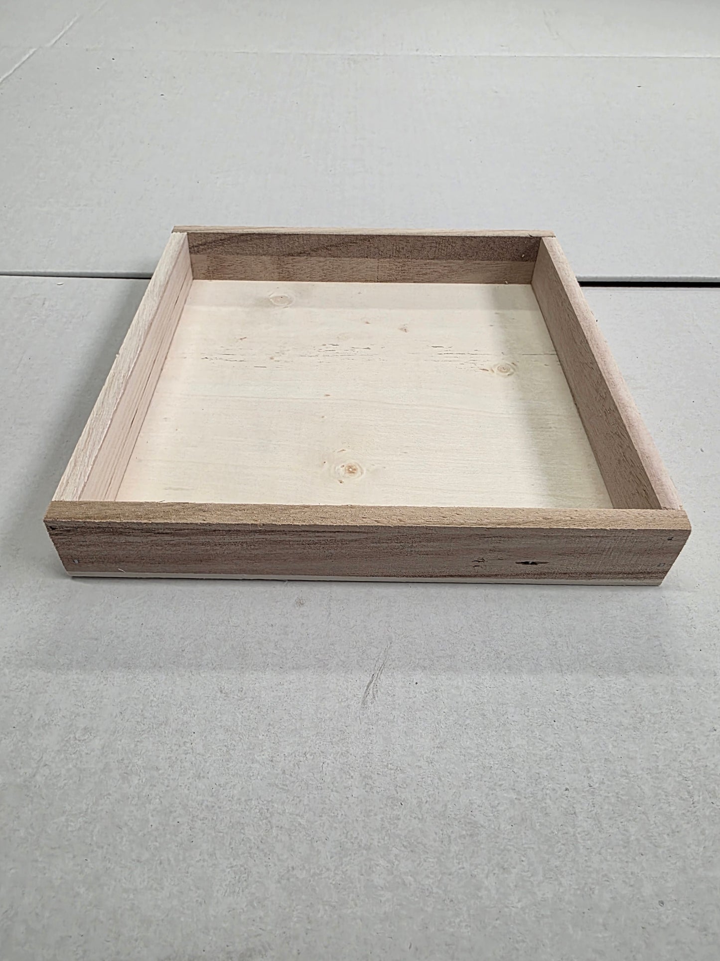 Wooden Tray Square 20x3cm