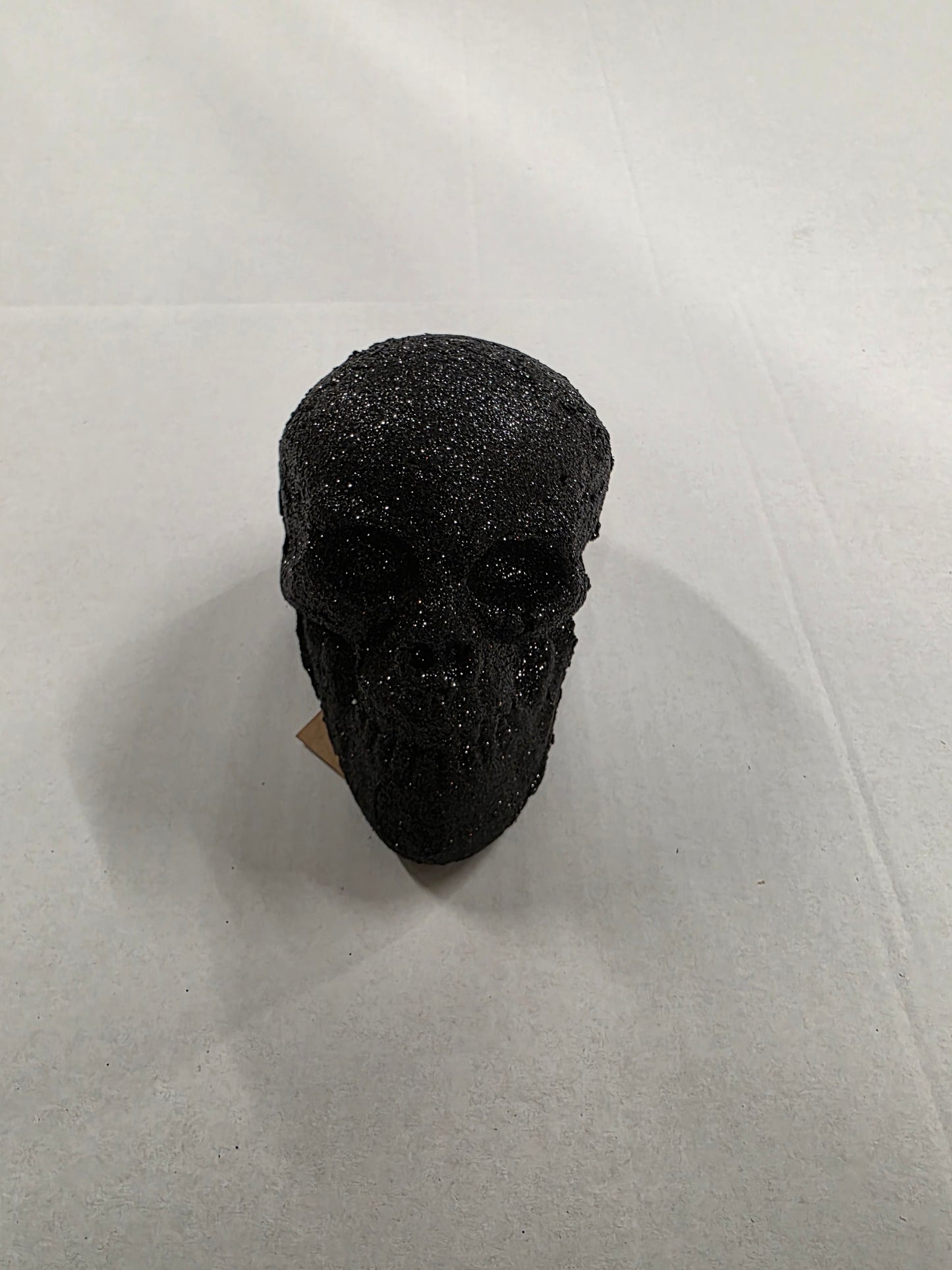 Glitter Skull Black 16cm