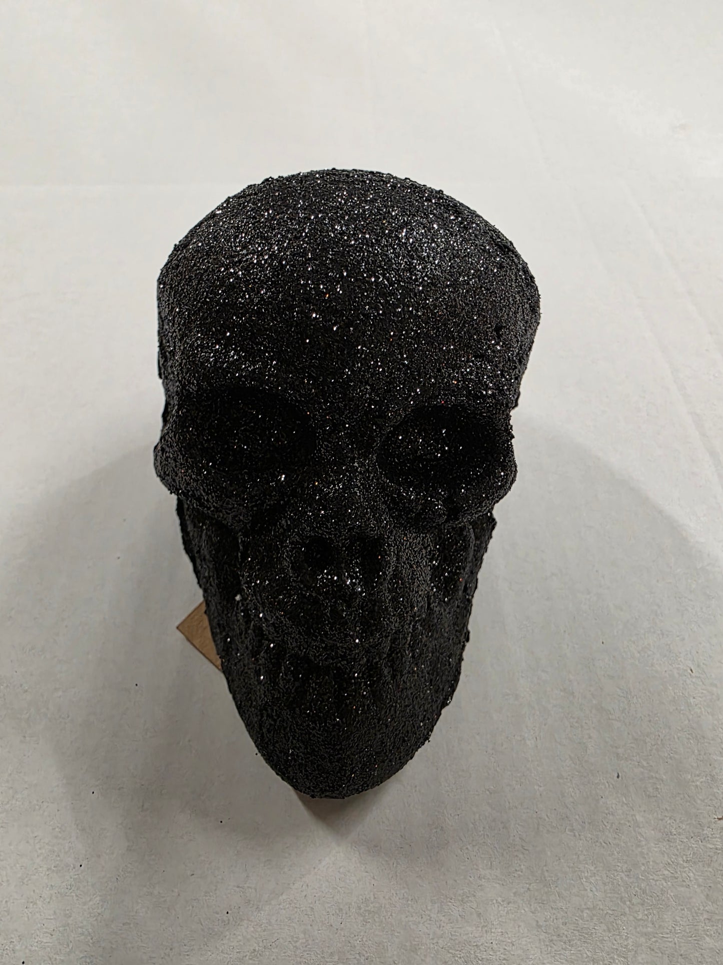 Glitter Skull Black 16cm