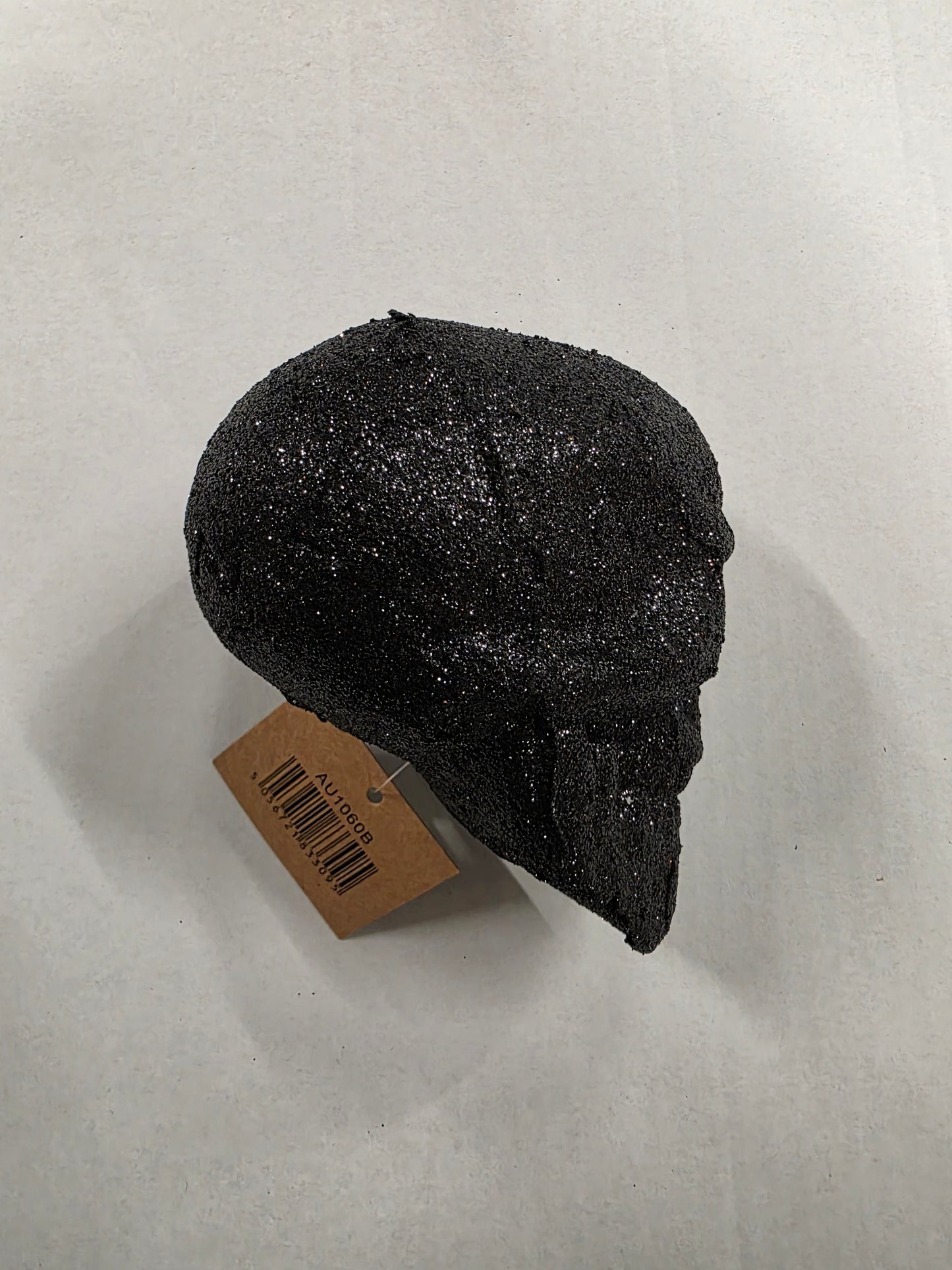 Glitter Skull Black 16cm