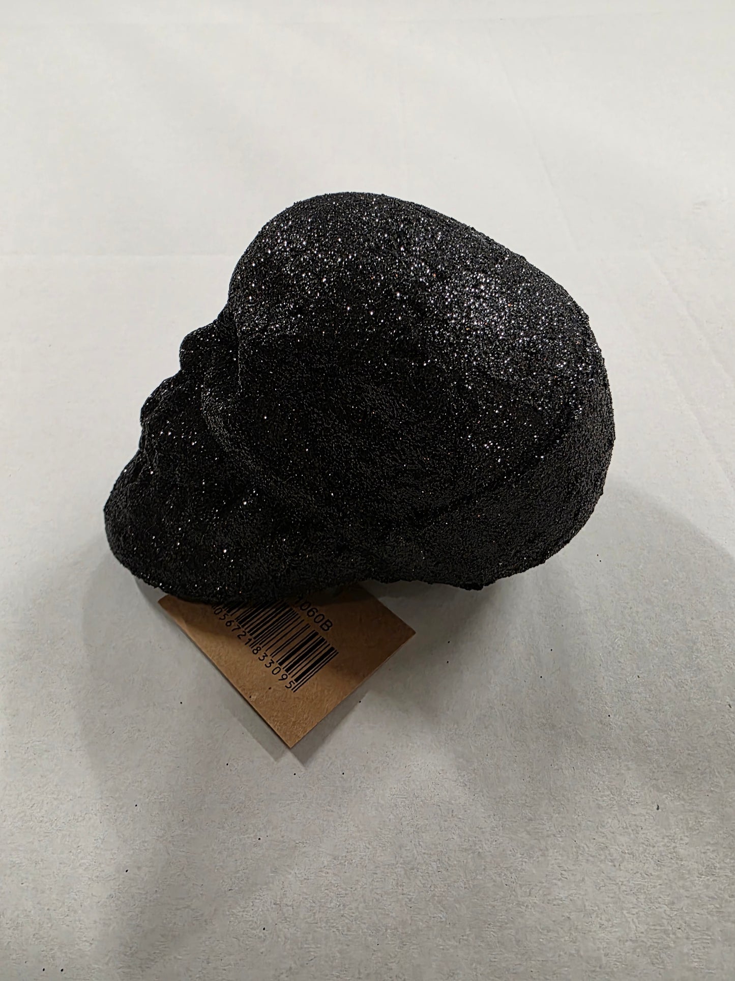 Glitter Skull Black 16cm