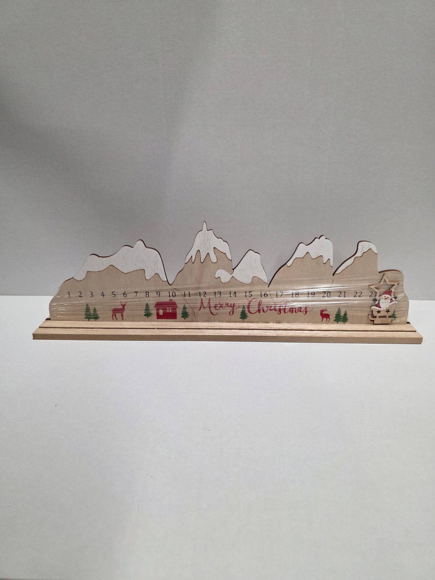 Advent Mountains 45x13cm