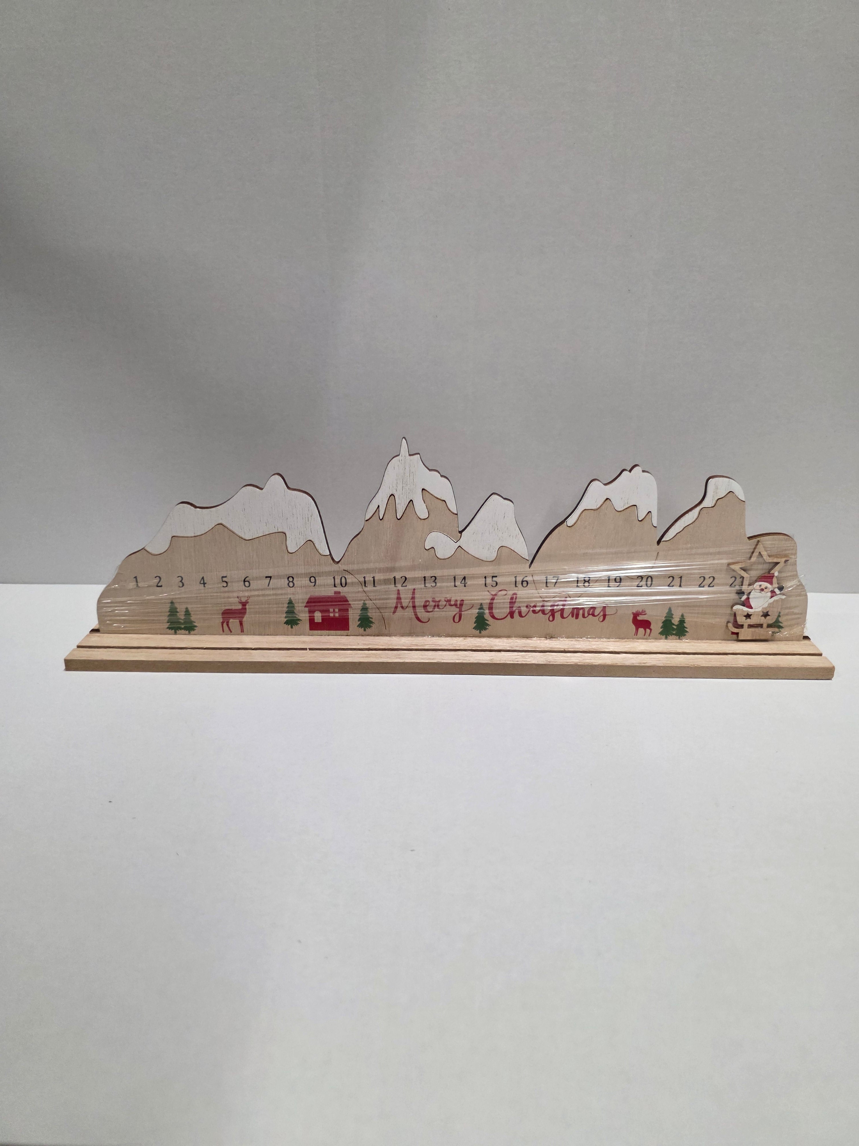 Advent Mountains 45x13cm