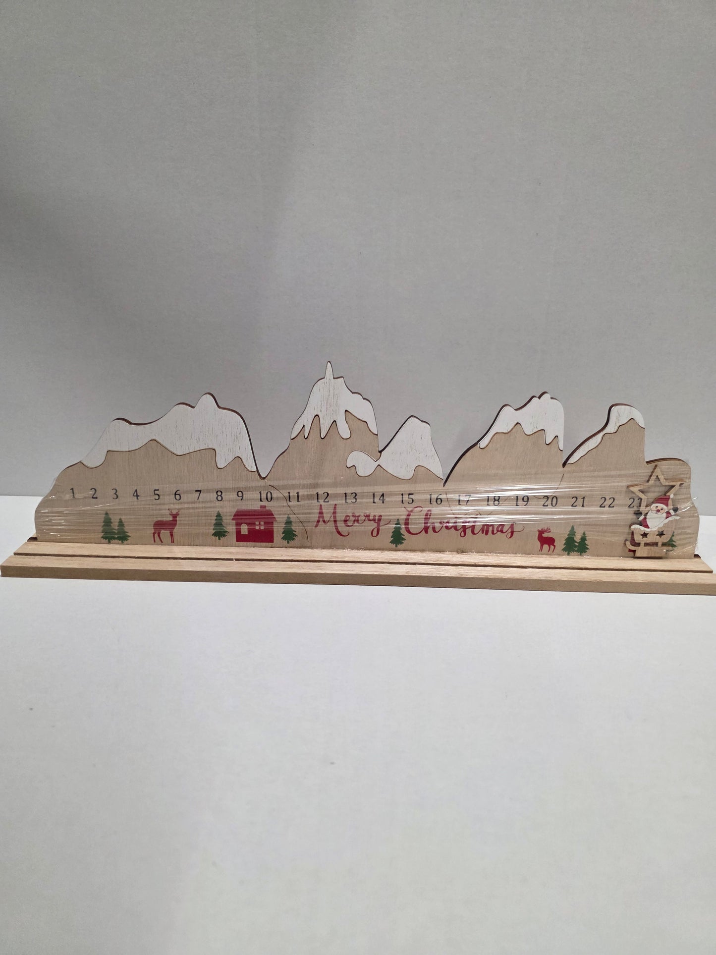Advent Mountains 45x13cm