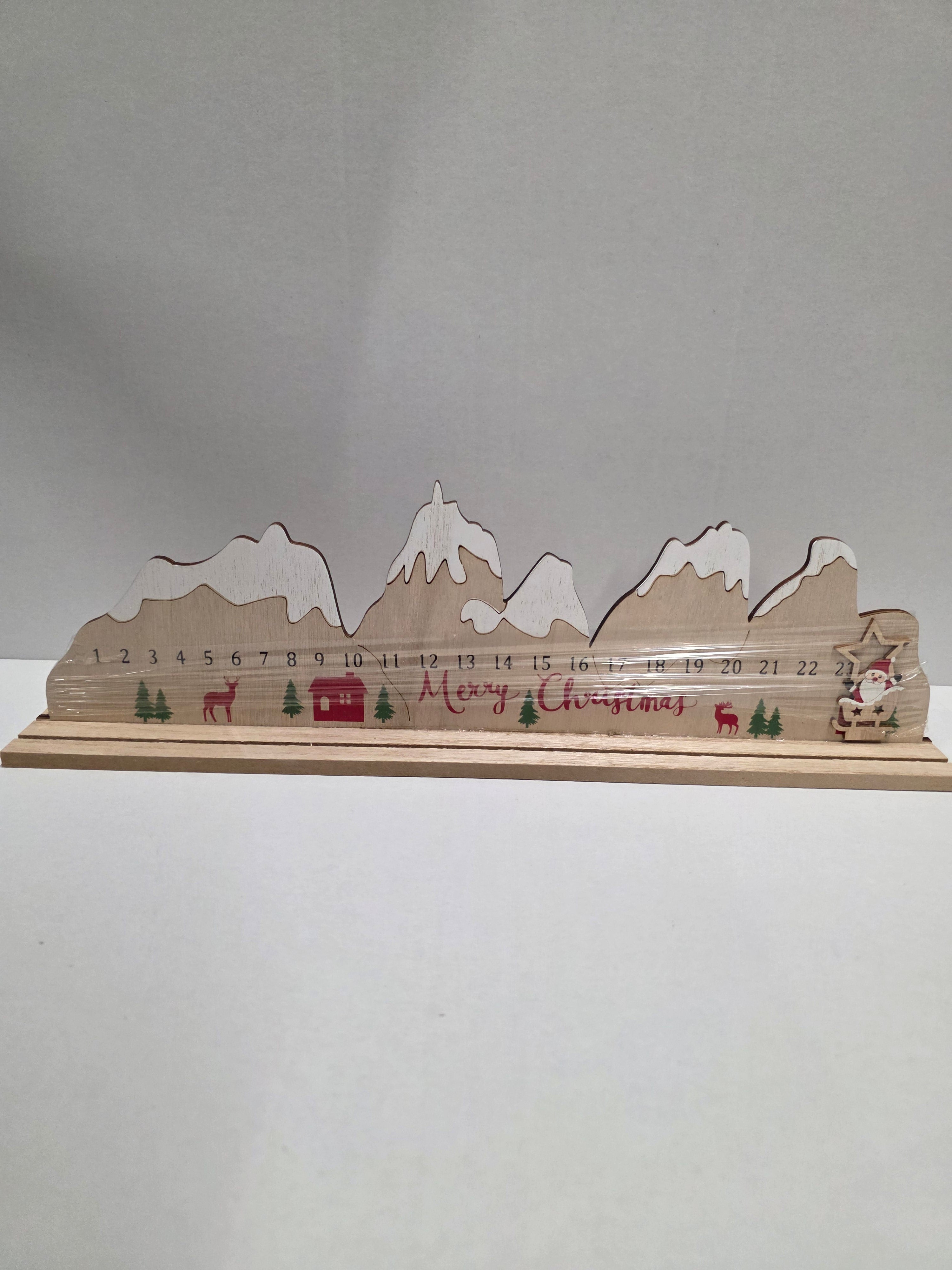 Advent Mountains 45x13cm