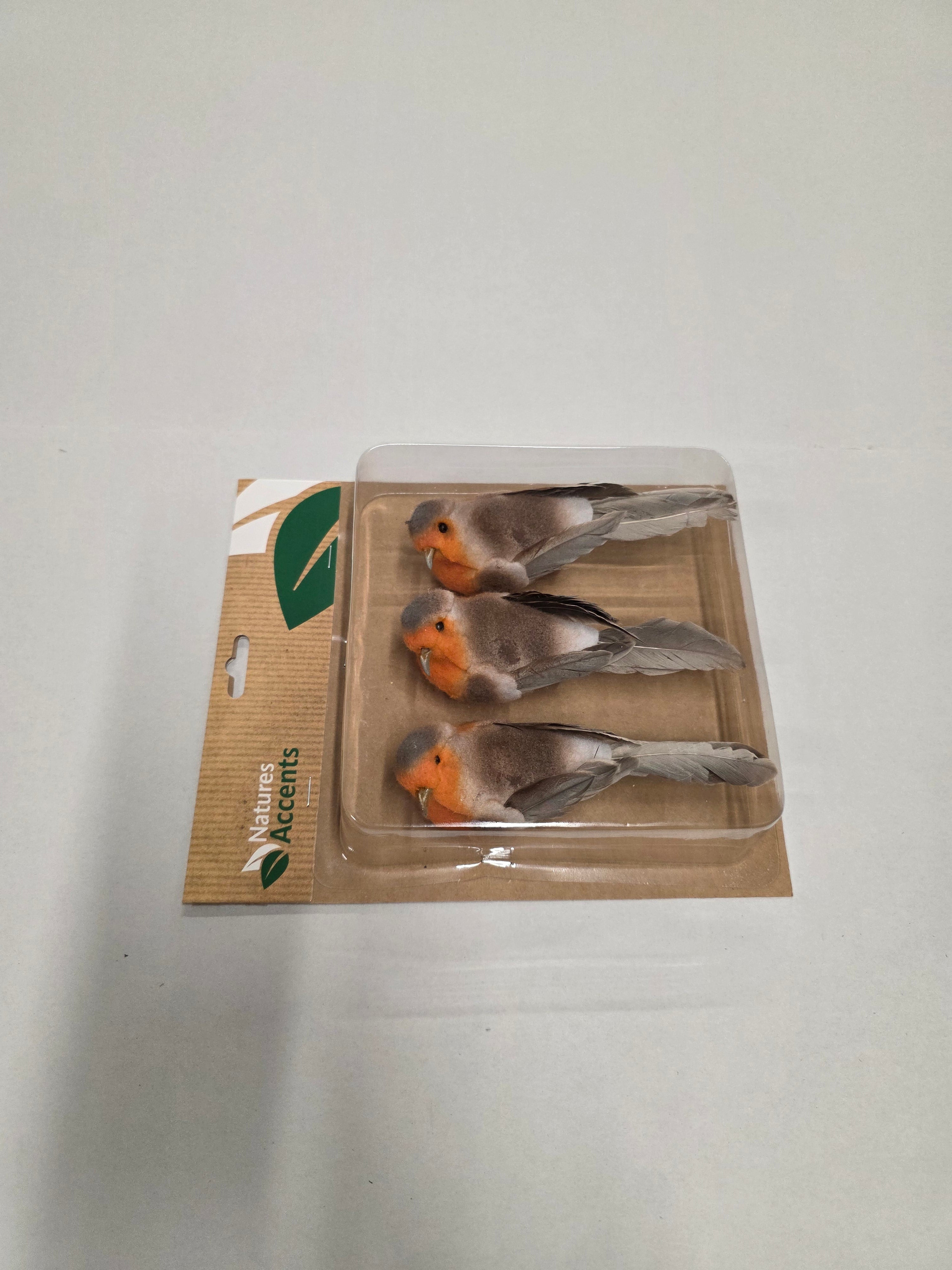 Birds On Clip 14cm