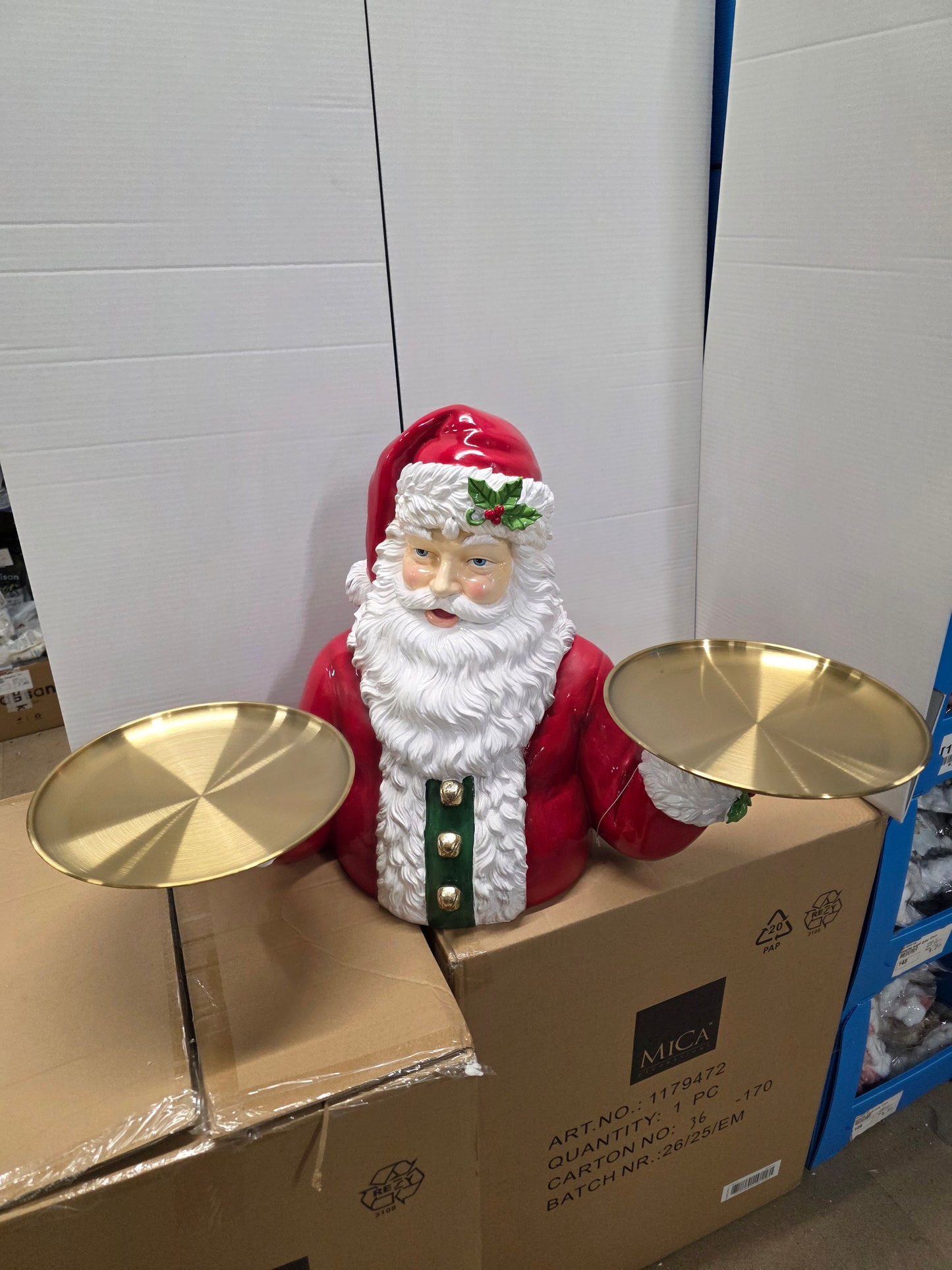 Display Santa Red 76x44x47cm