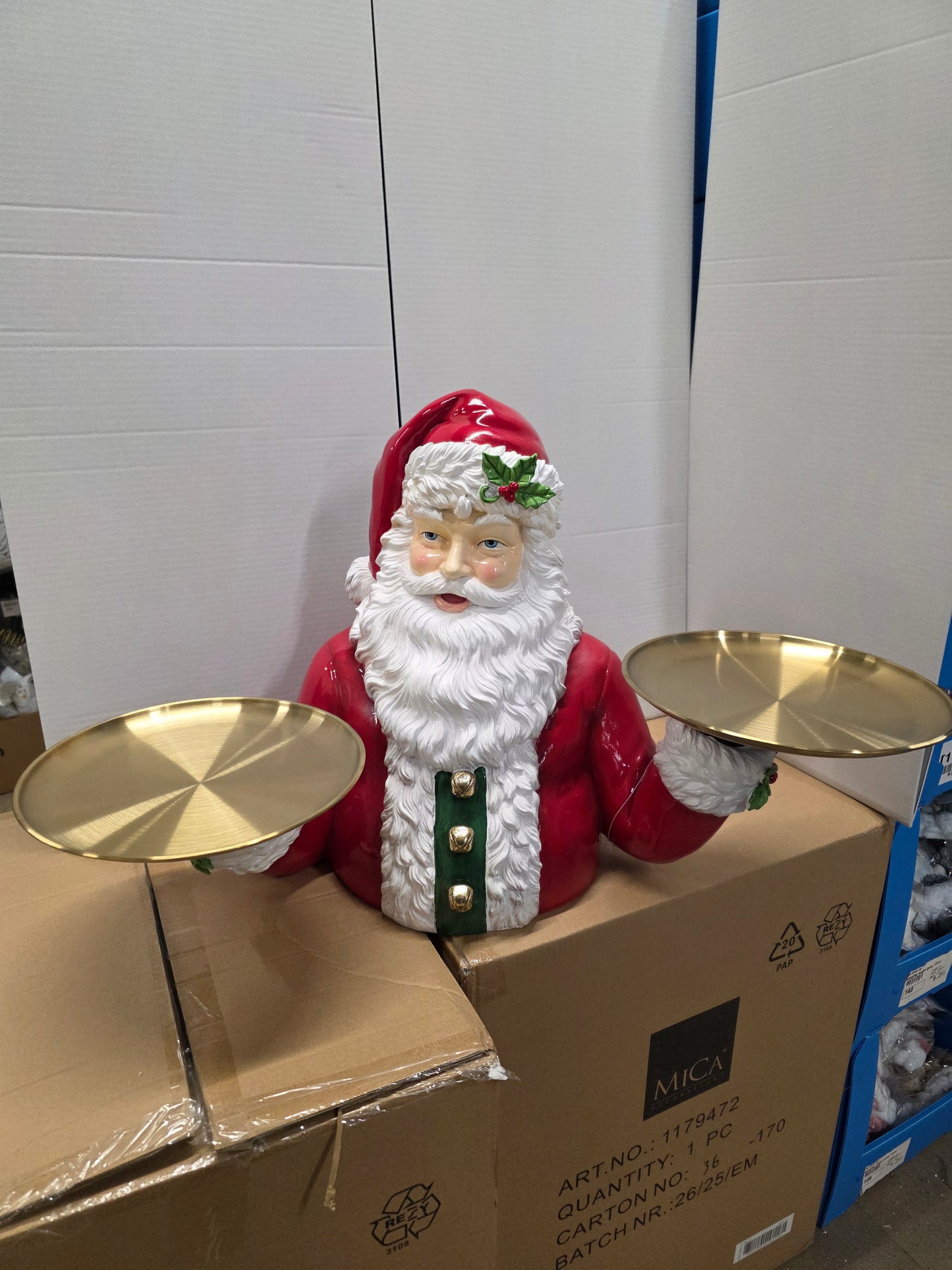 Display Santa Red 76x44x47cm