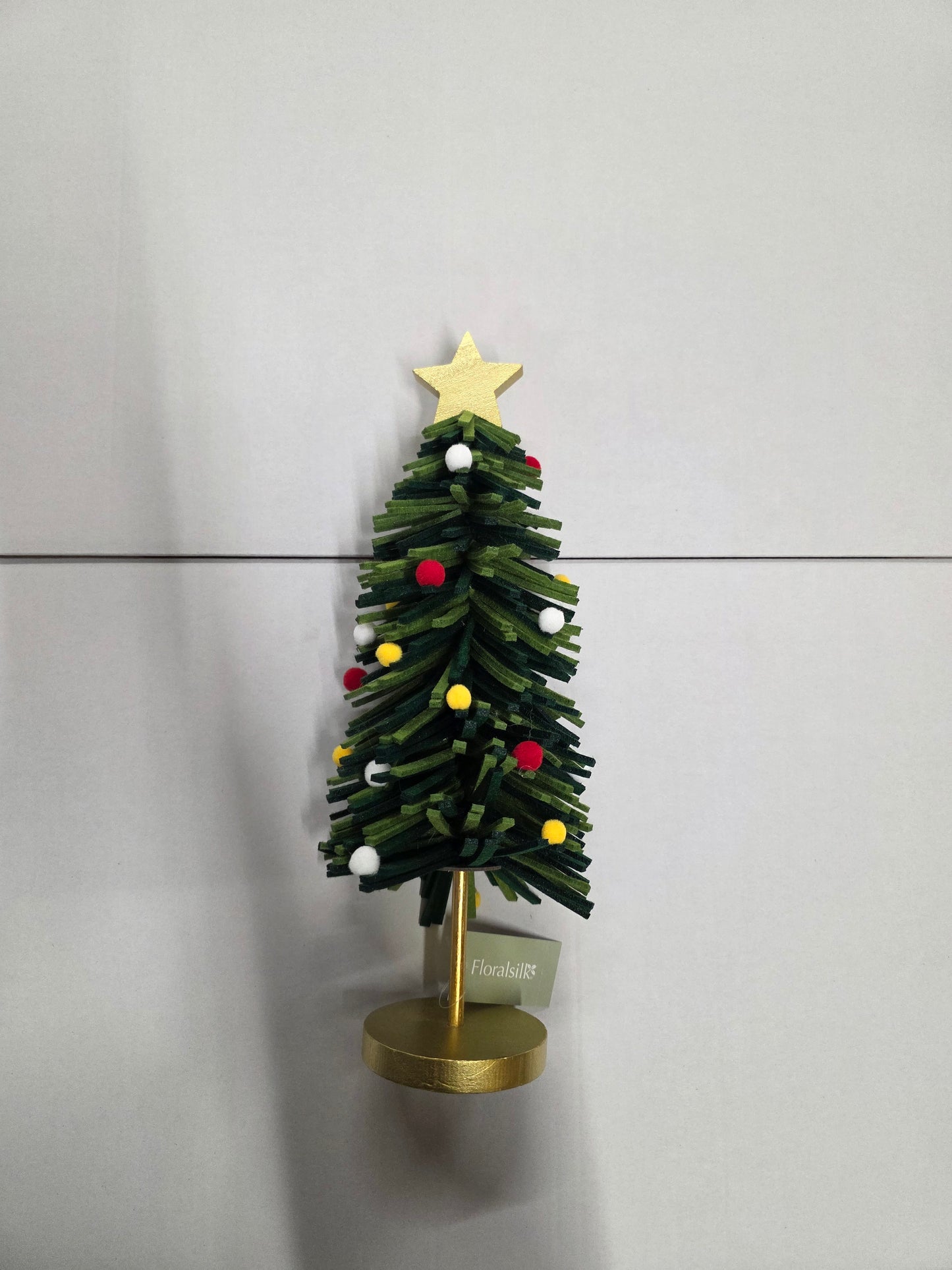 Felt Tree With Baubles 39cm