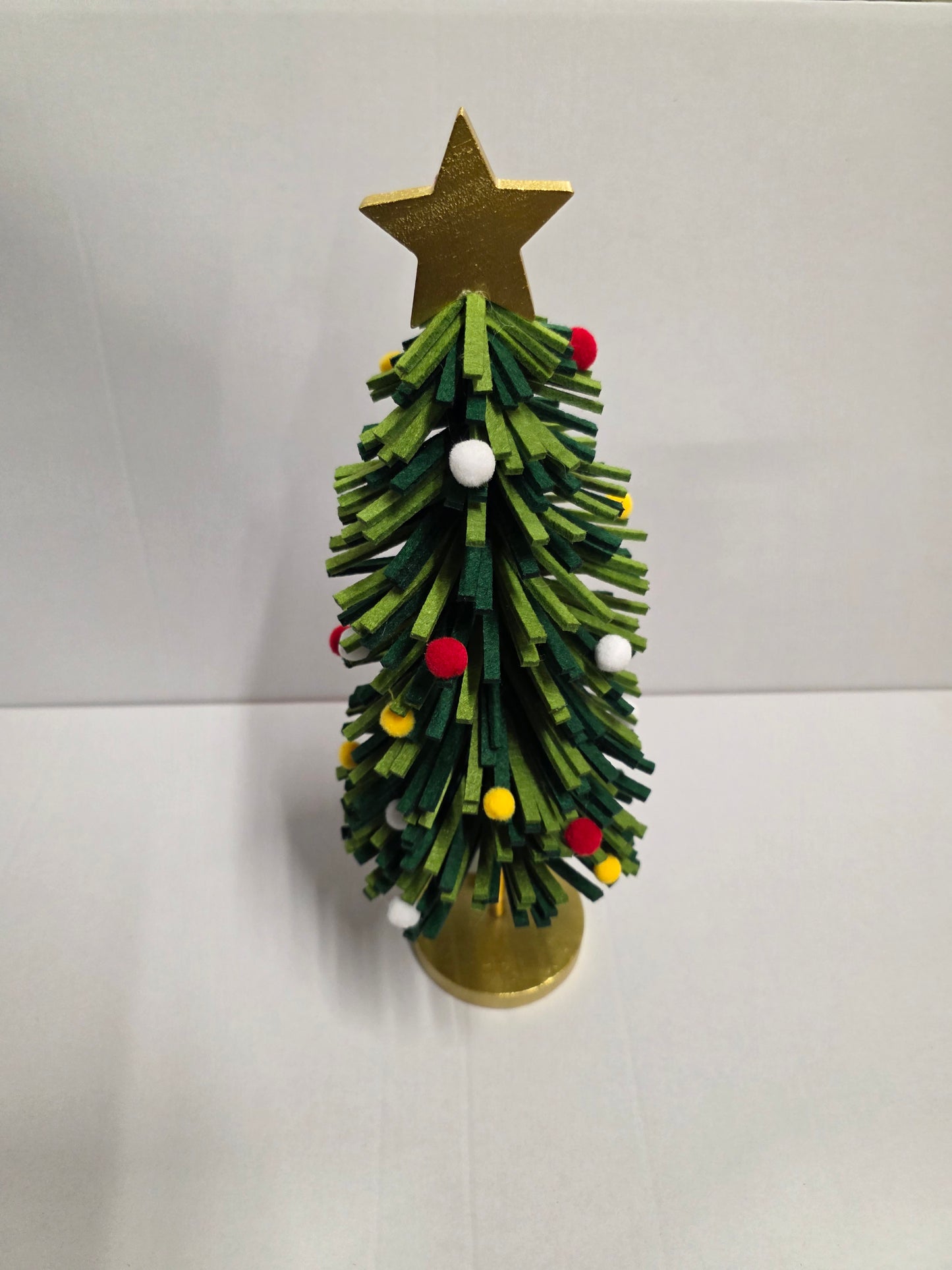 Felt Tree With Baubles 39cm