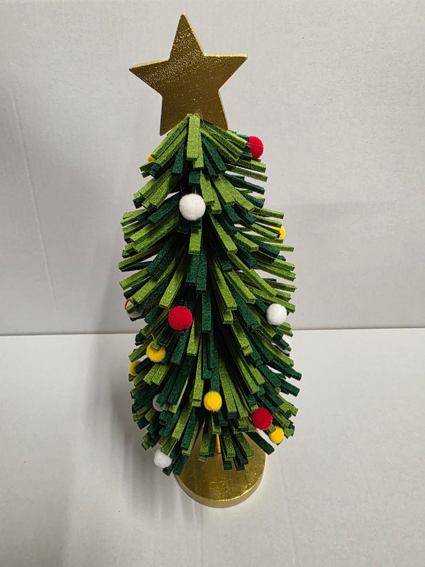 Felt Tree With Baubles 39cm