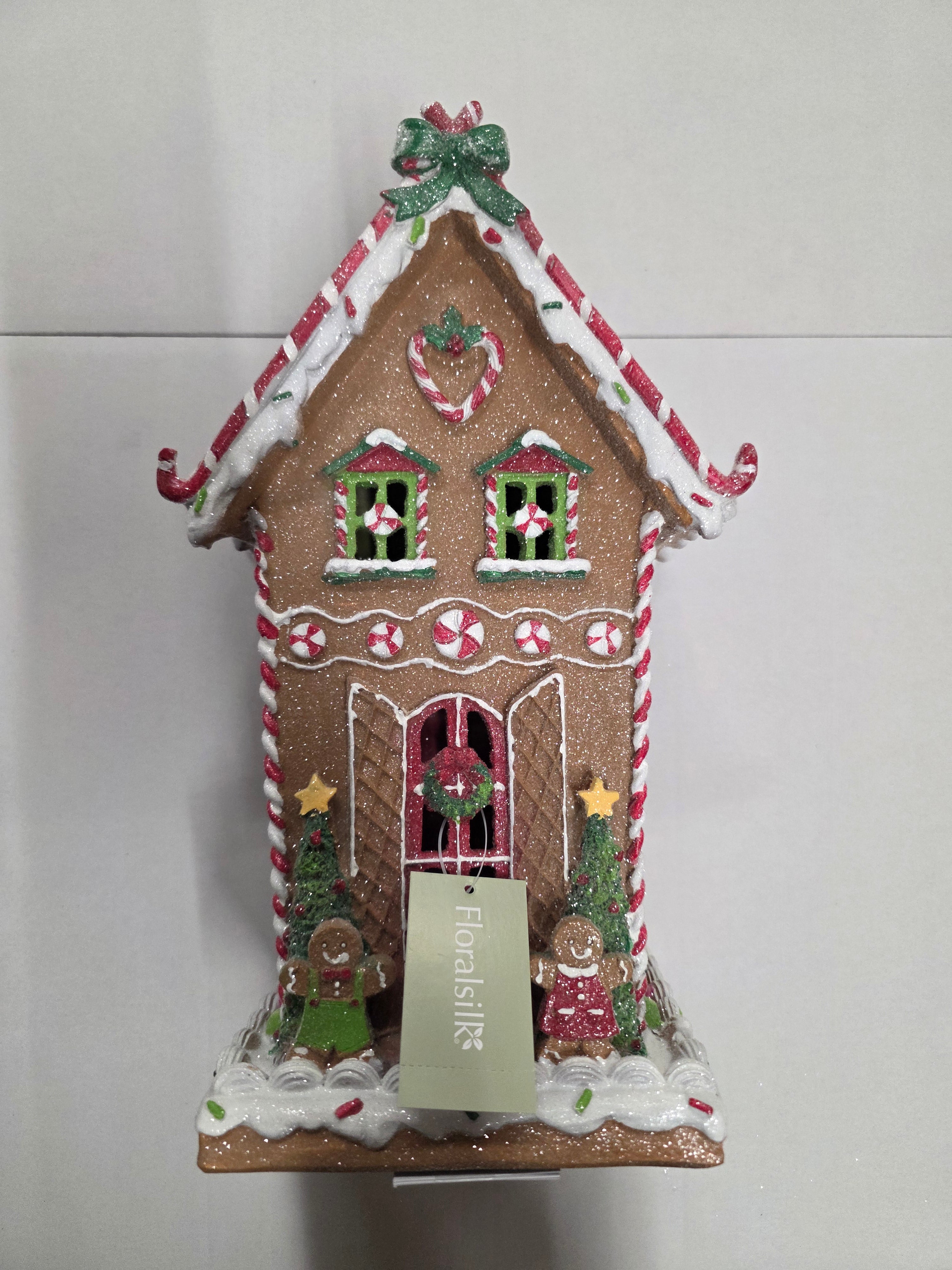 Gingerbread House B/o Timer 20cm