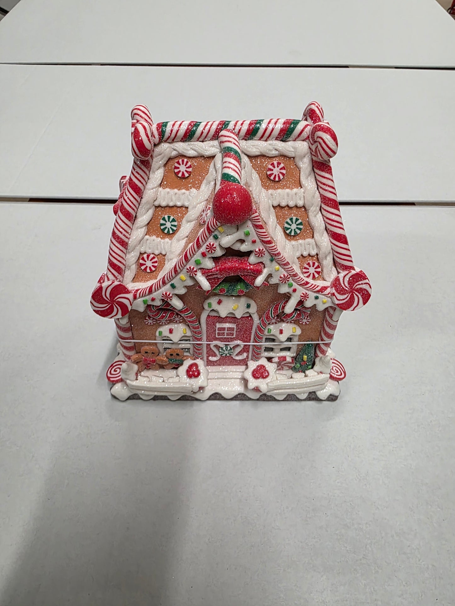 Gingerbread House B/o Timer 20cm