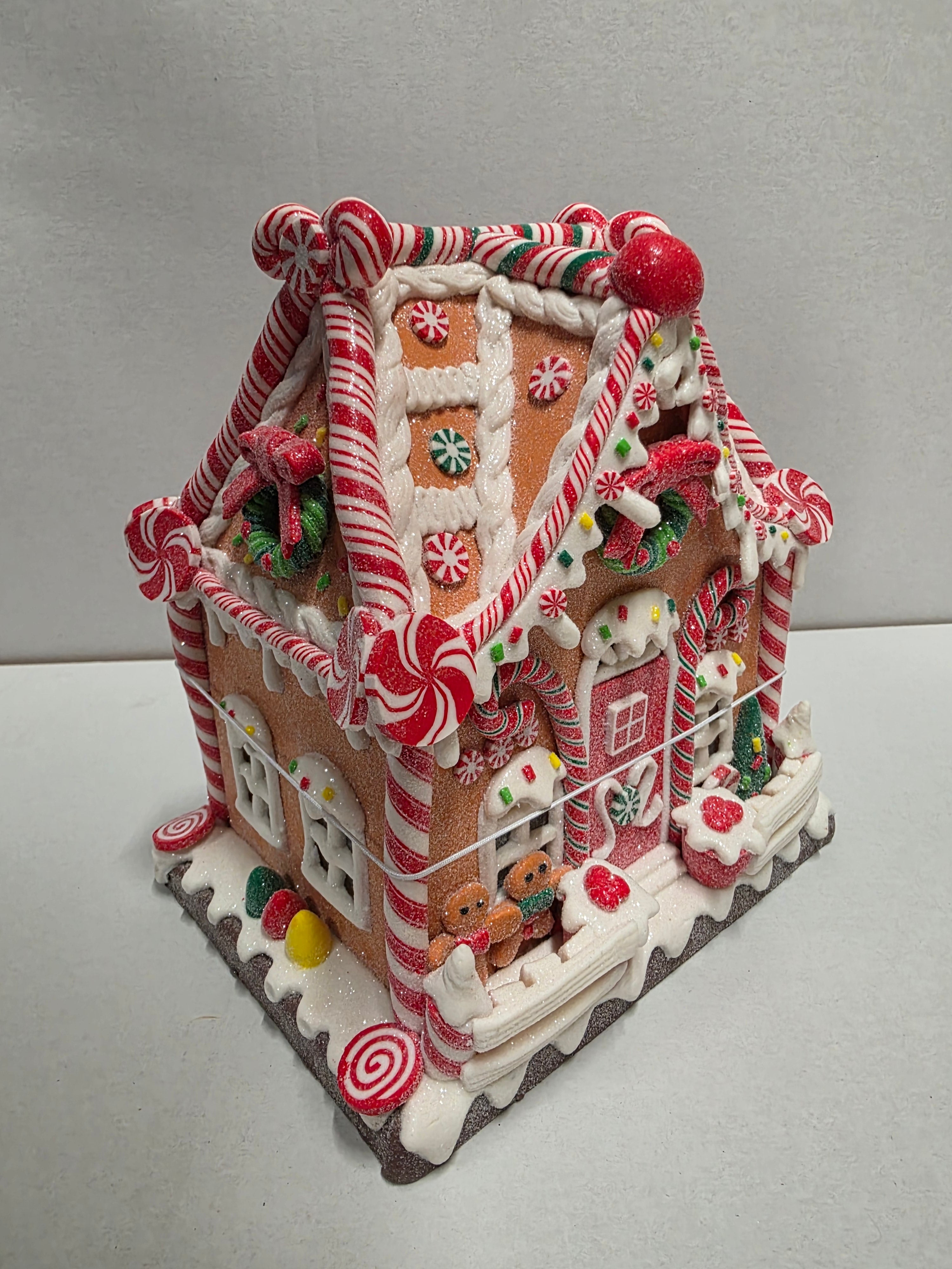 Gingerbread House B/o Timer 20cm