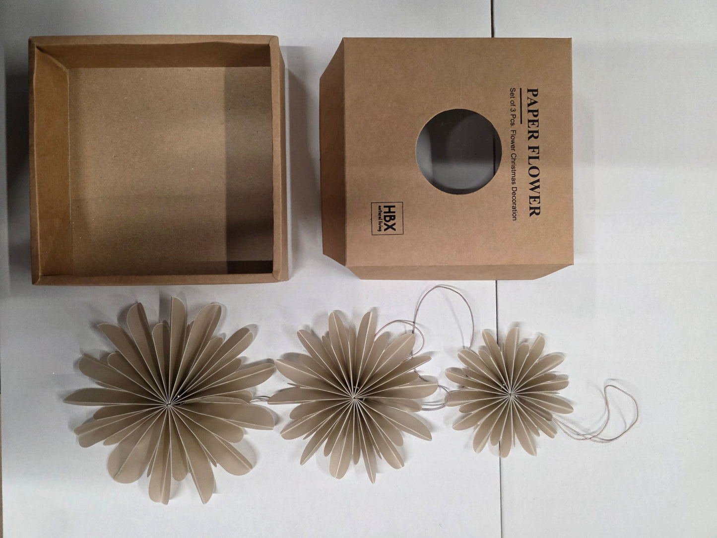 Hanging Flower Foldy 3 Set 10x13x16cm