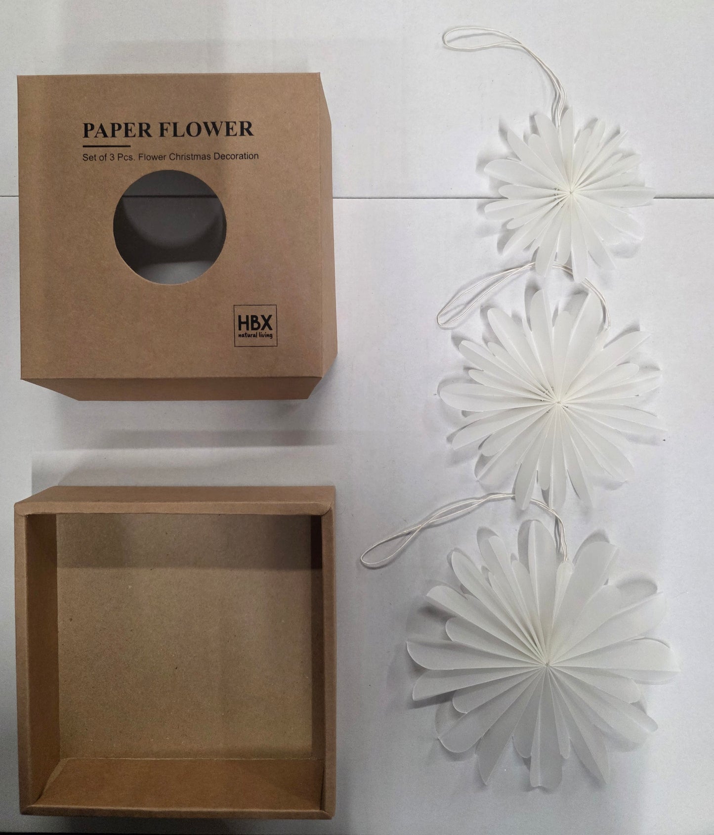 Hanging Flower Foldy 3 Set 10x13x16cm