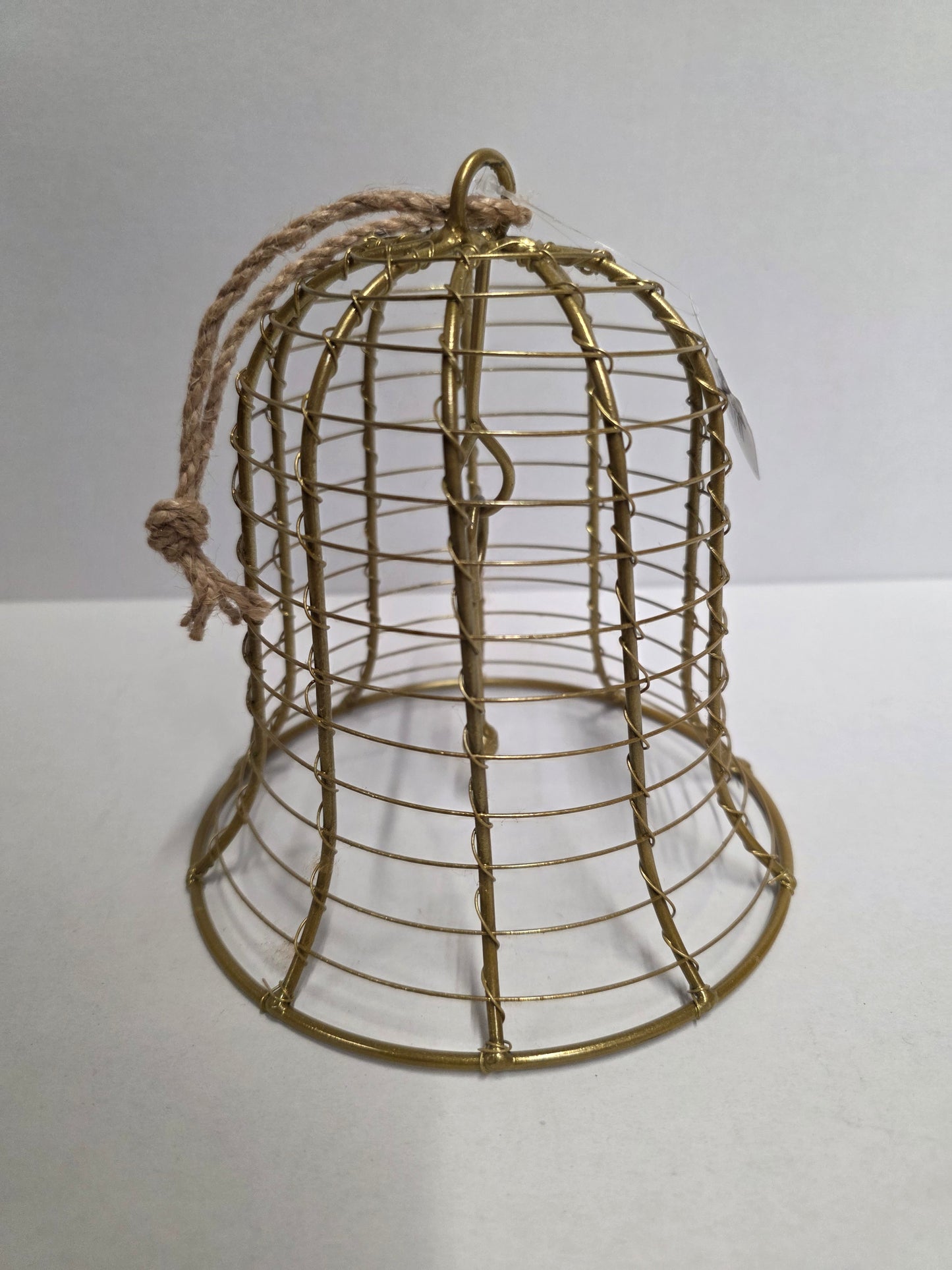 Metal Hanging Bell Gold 24x28cm