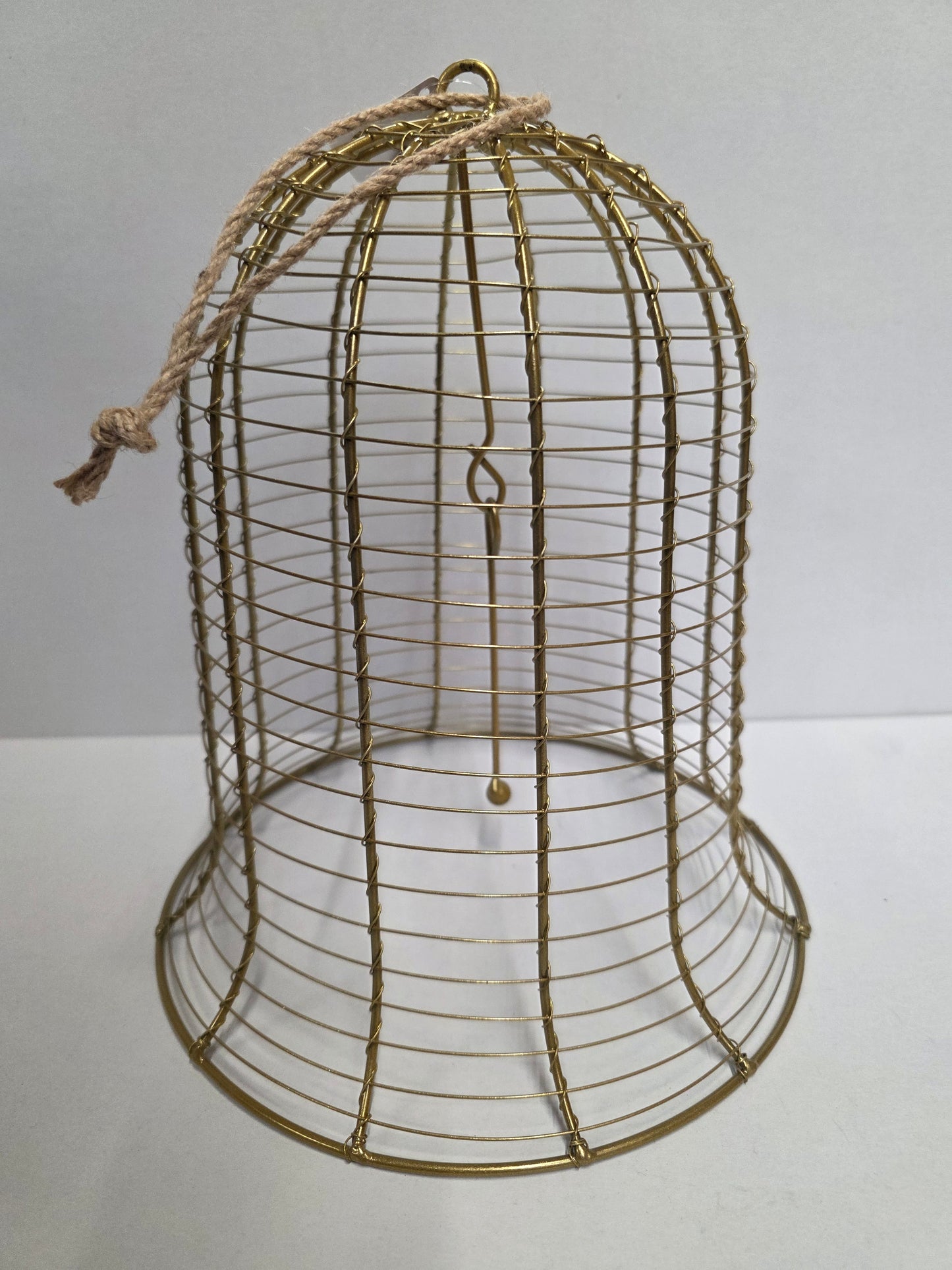 Metal Hanging Bell Gold 24x28cm