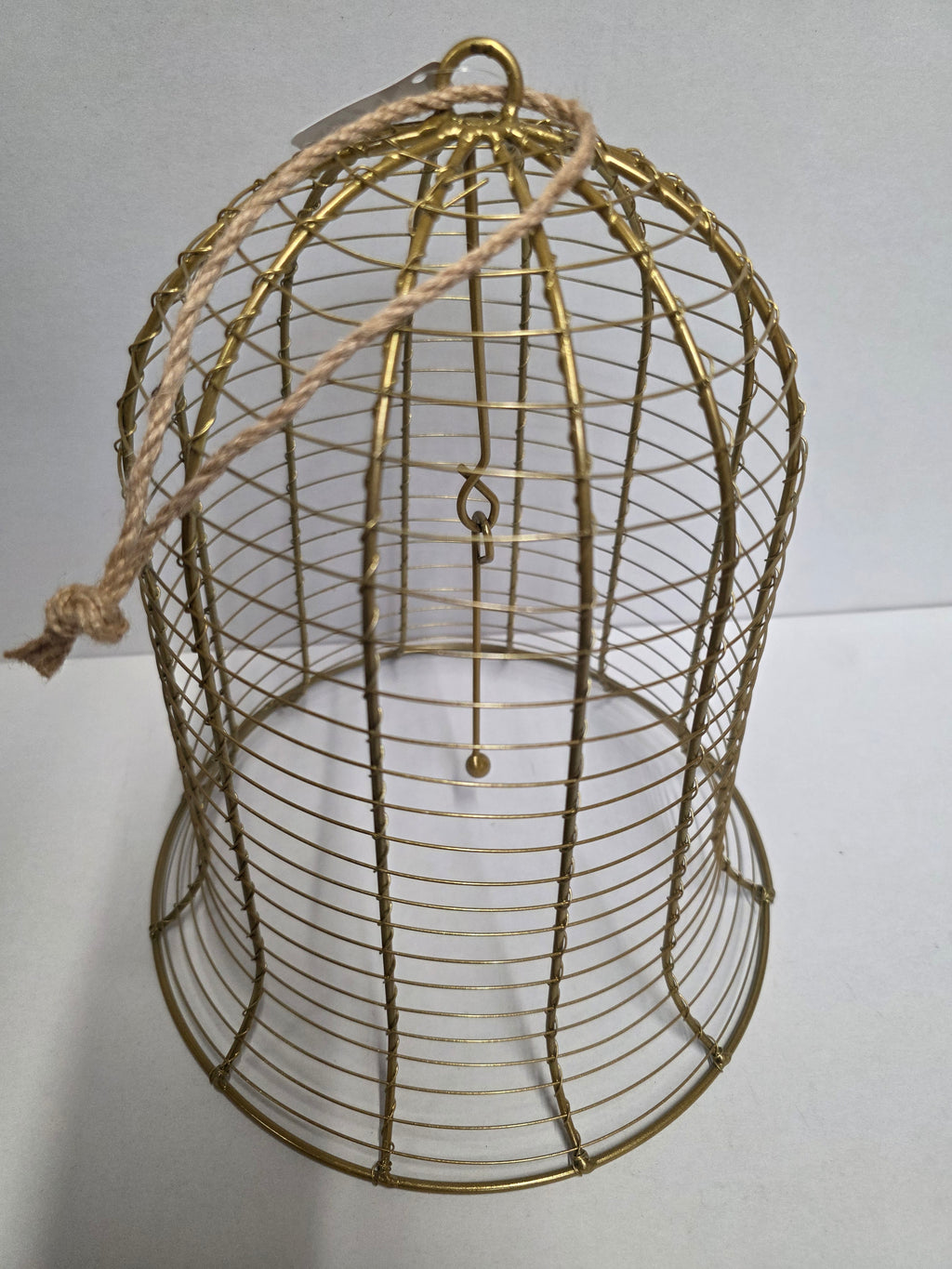 Metal Hanging Bell Gold 24x28cm