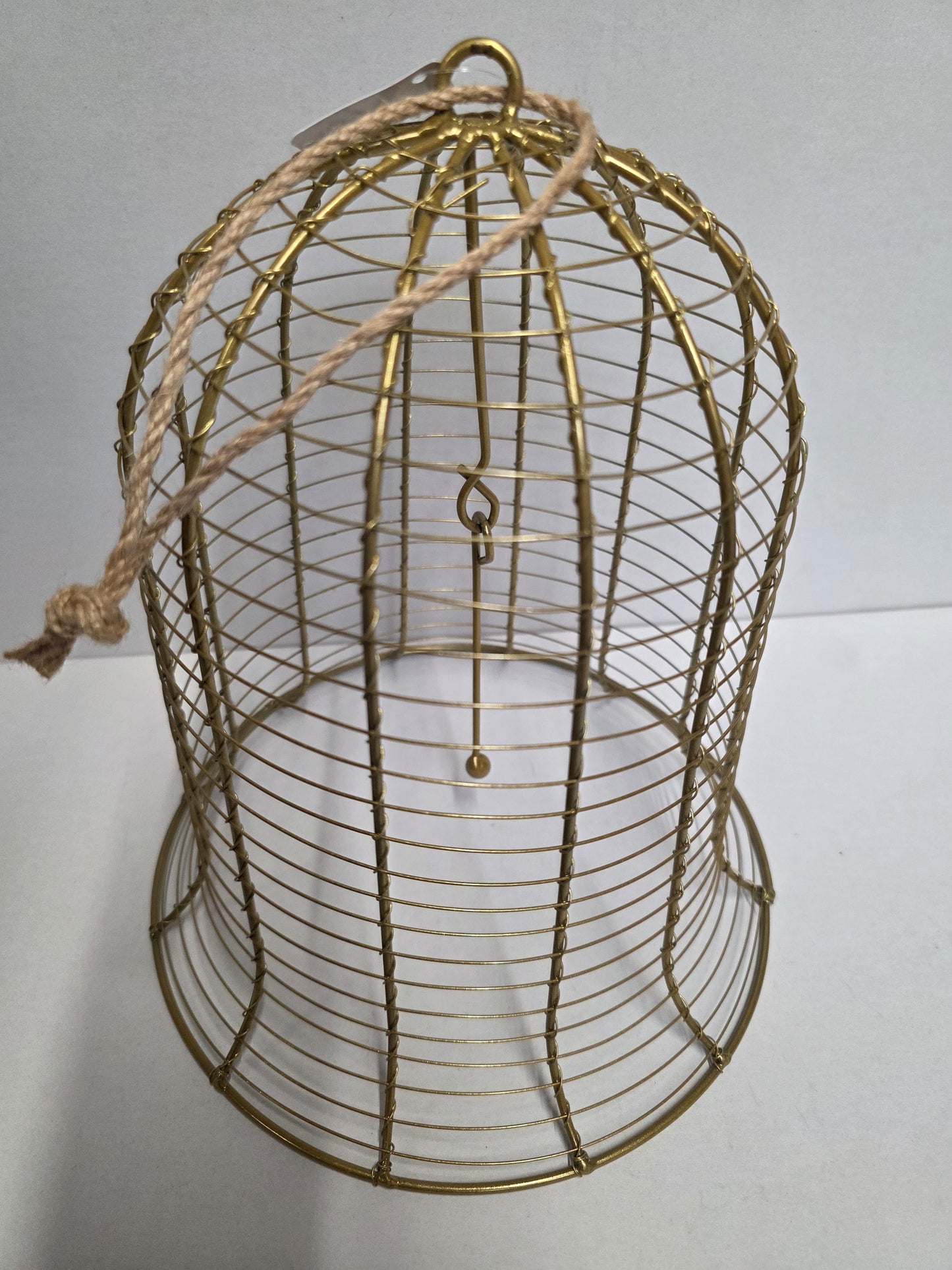 Metal Hanging Bell Gold 24x28cm