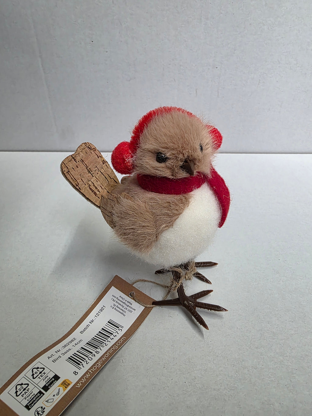 Robin Bird Christmas Assorted 14cm (PACK OF 3)