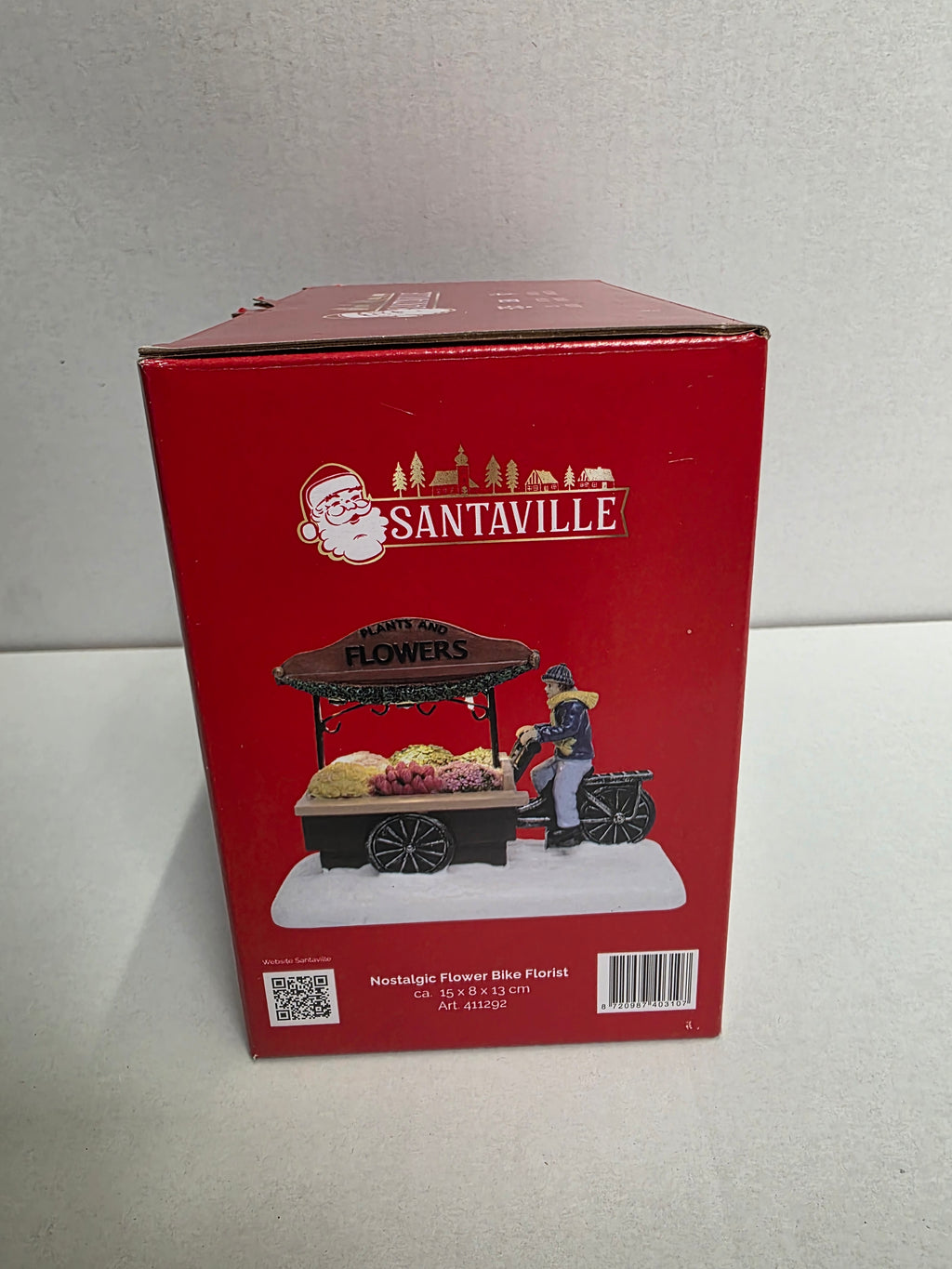 Santaville Bike L E D Polyresin 15cm
