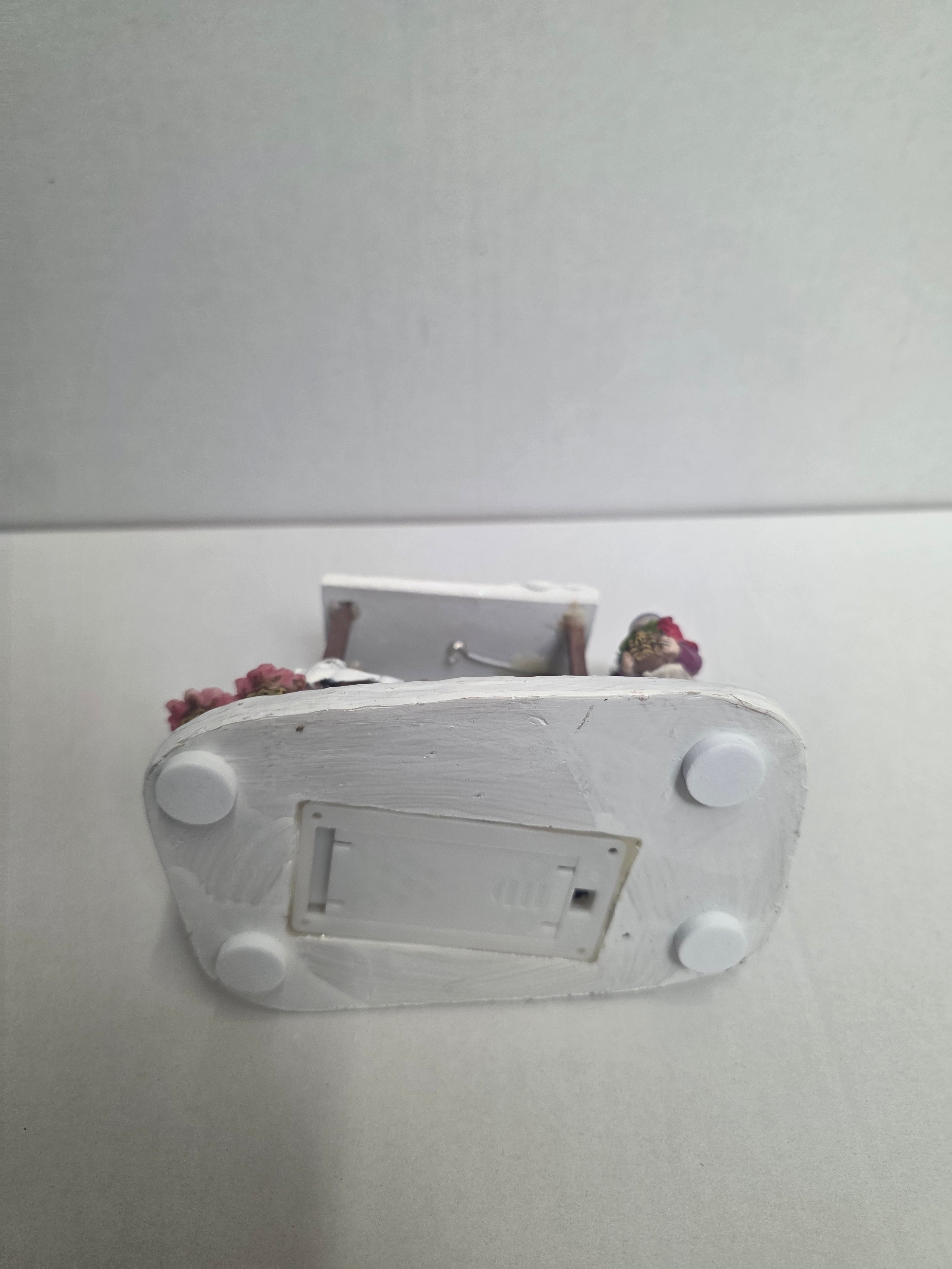 Santaville Cart L E D Polyresin 14cm