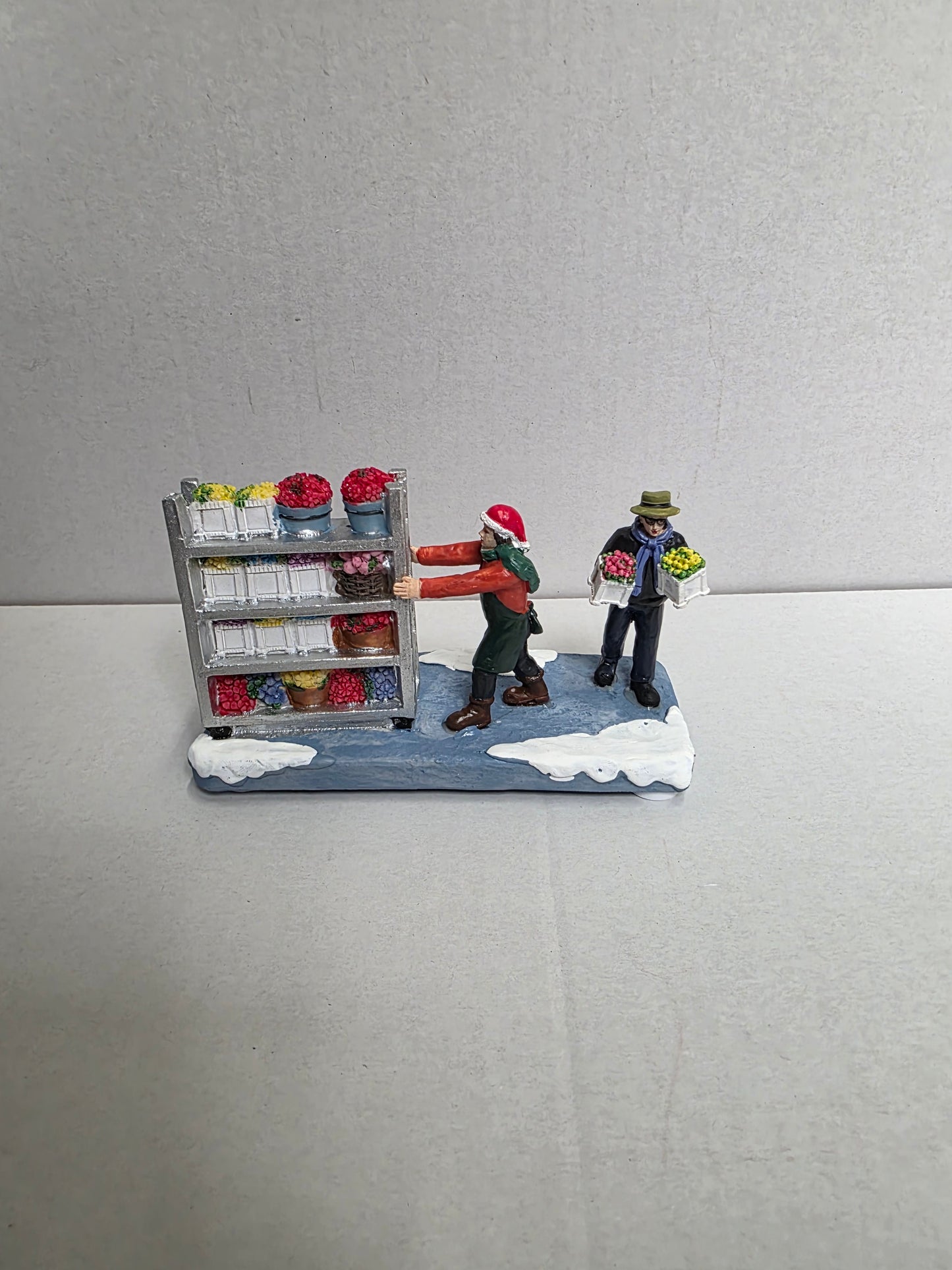 Santaville Trolley Polyresin 14cm