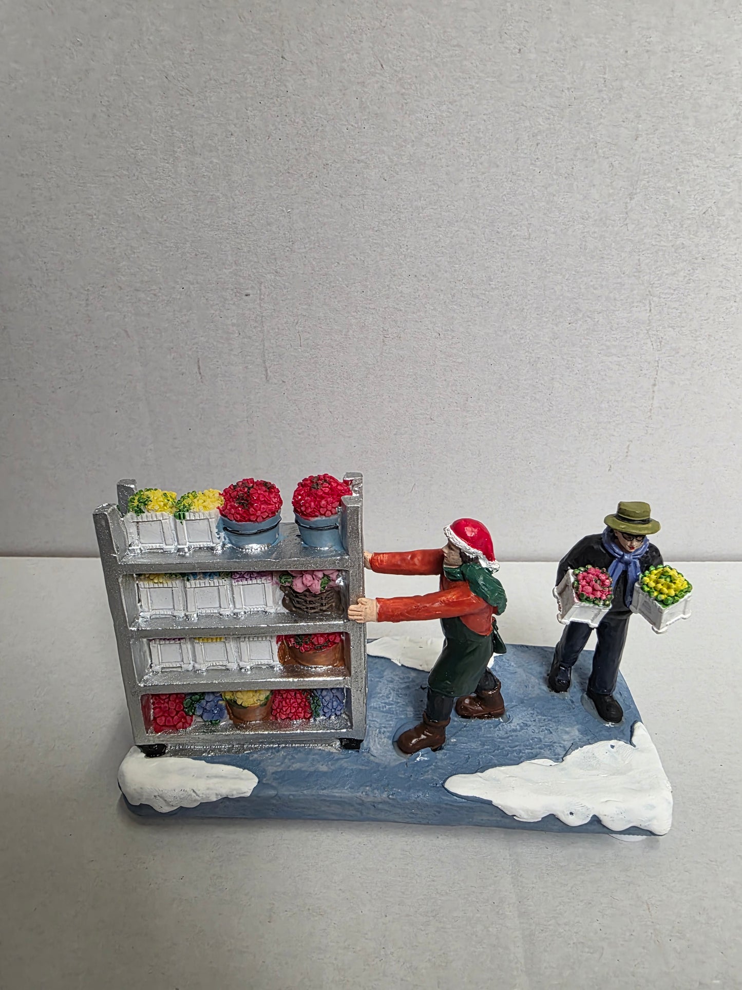 Santaville Trolley Polyresin 14cm