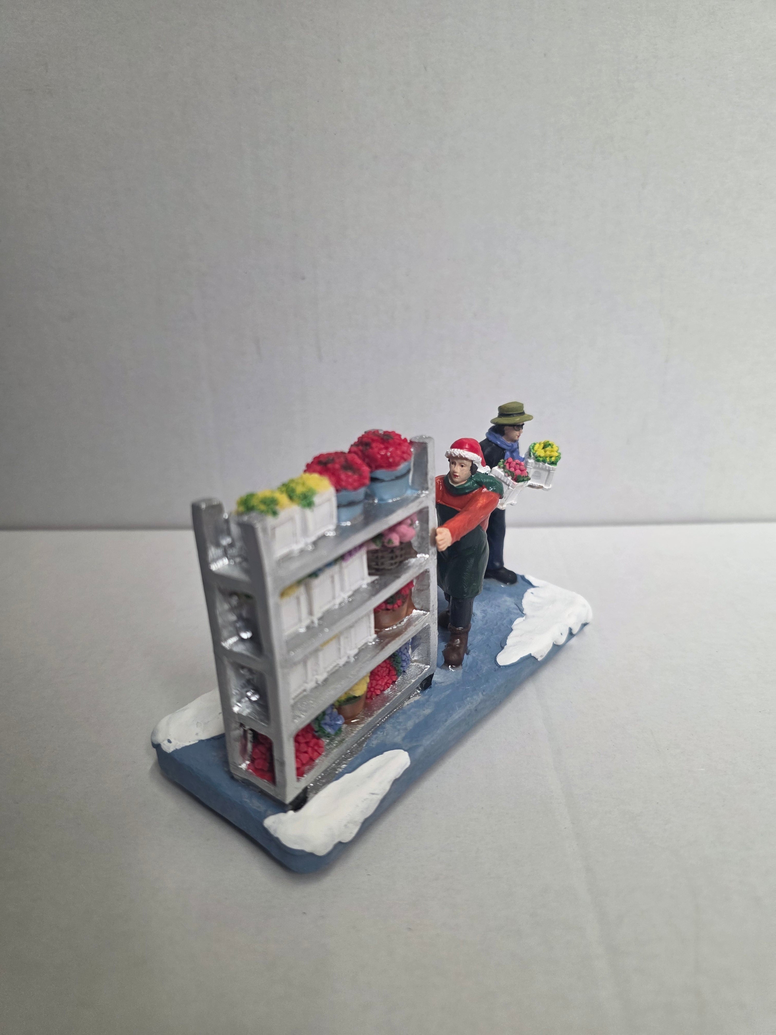 Santaville Trolley Polyresin 14cm