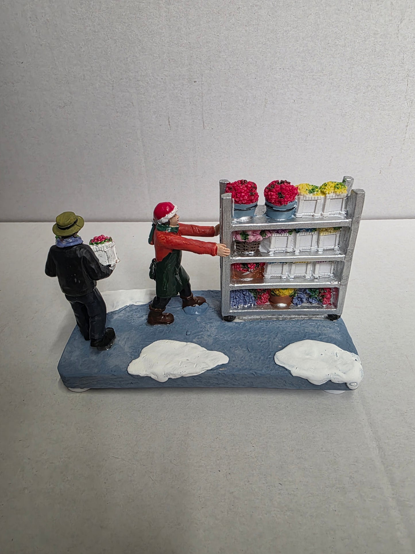 Santaville Trolley Polyresin 14cm