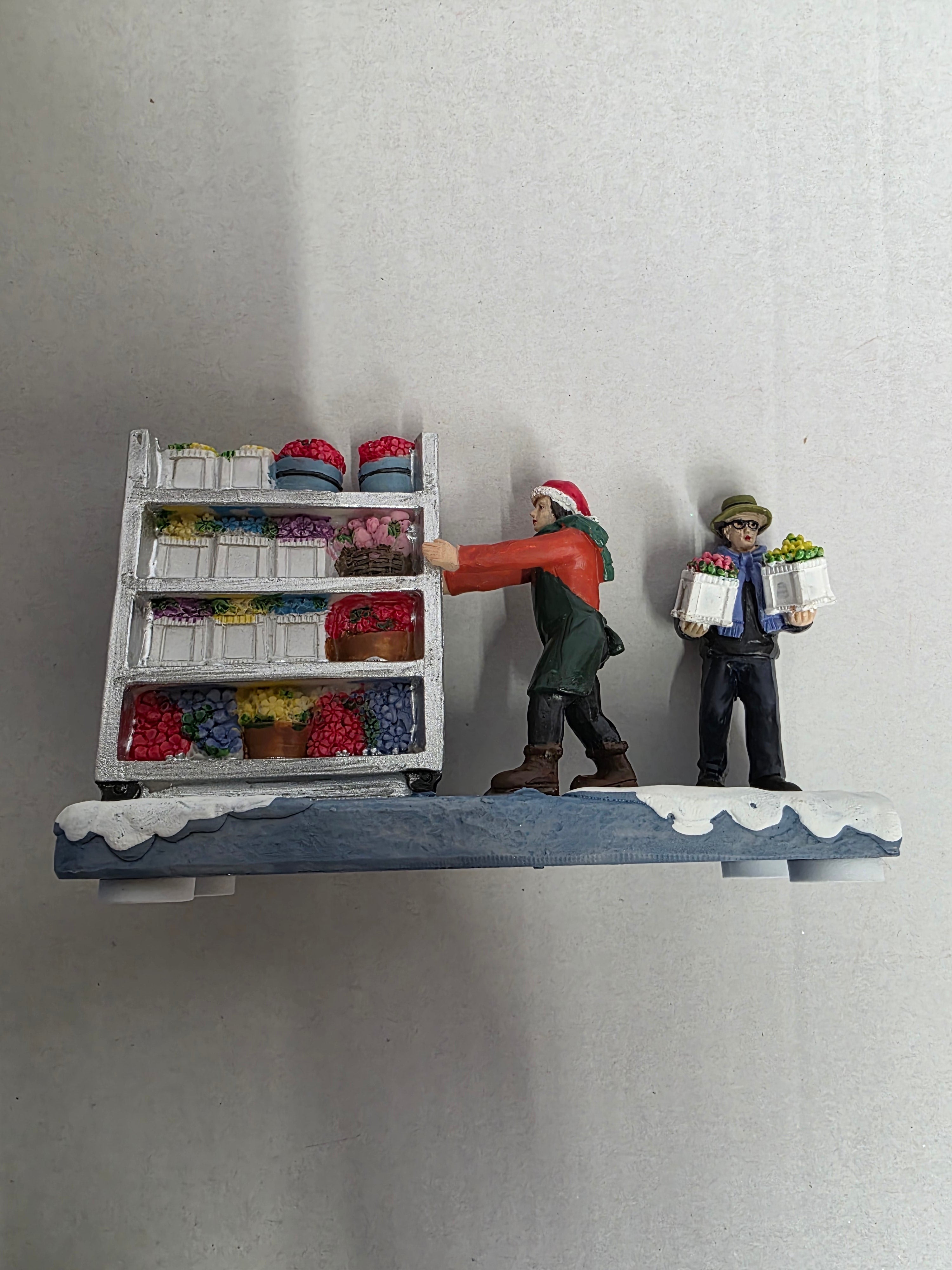 Santaville Trolley Polyresin 14cm