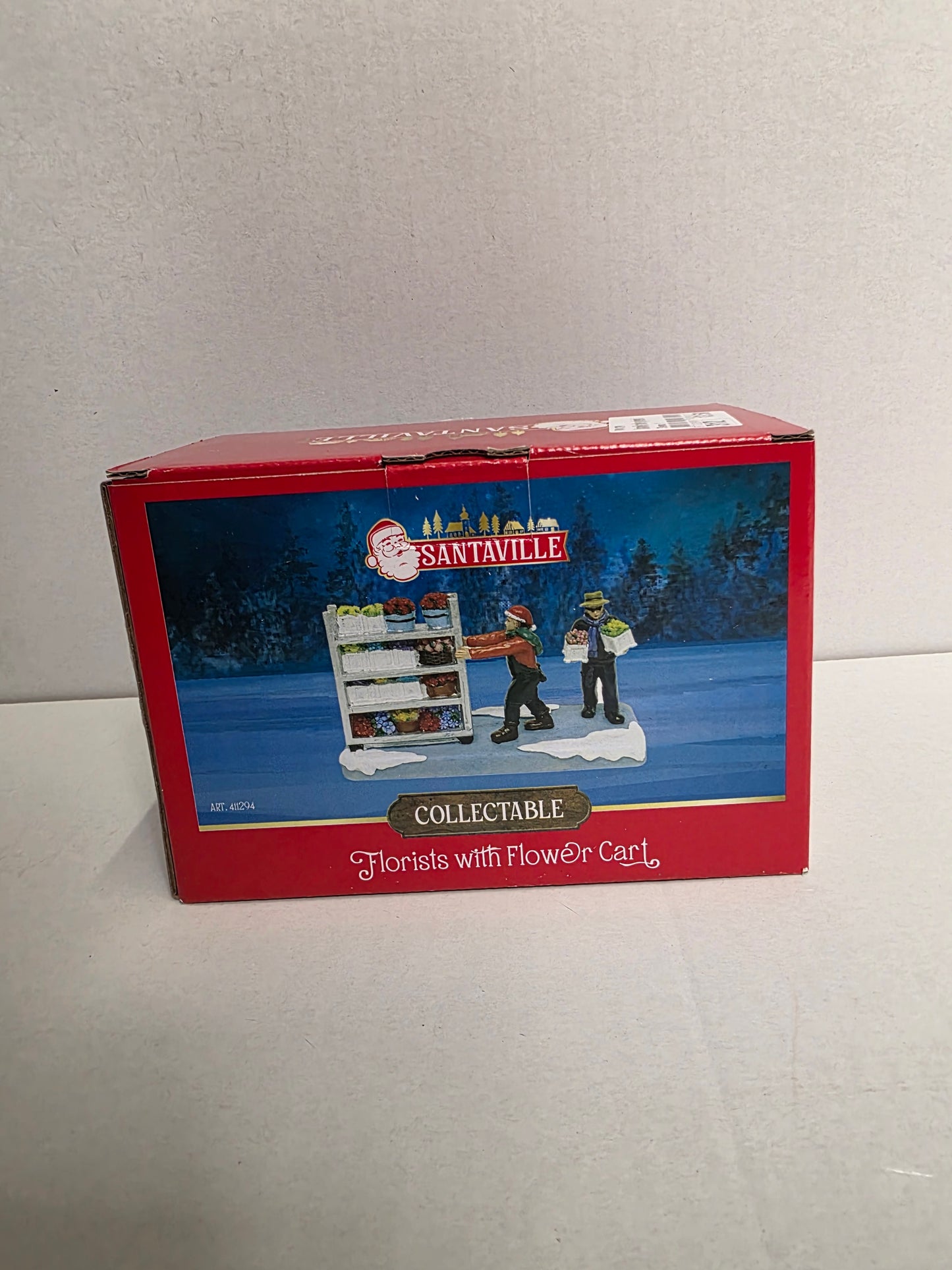 Santaville Trolley Polyresin 14cm