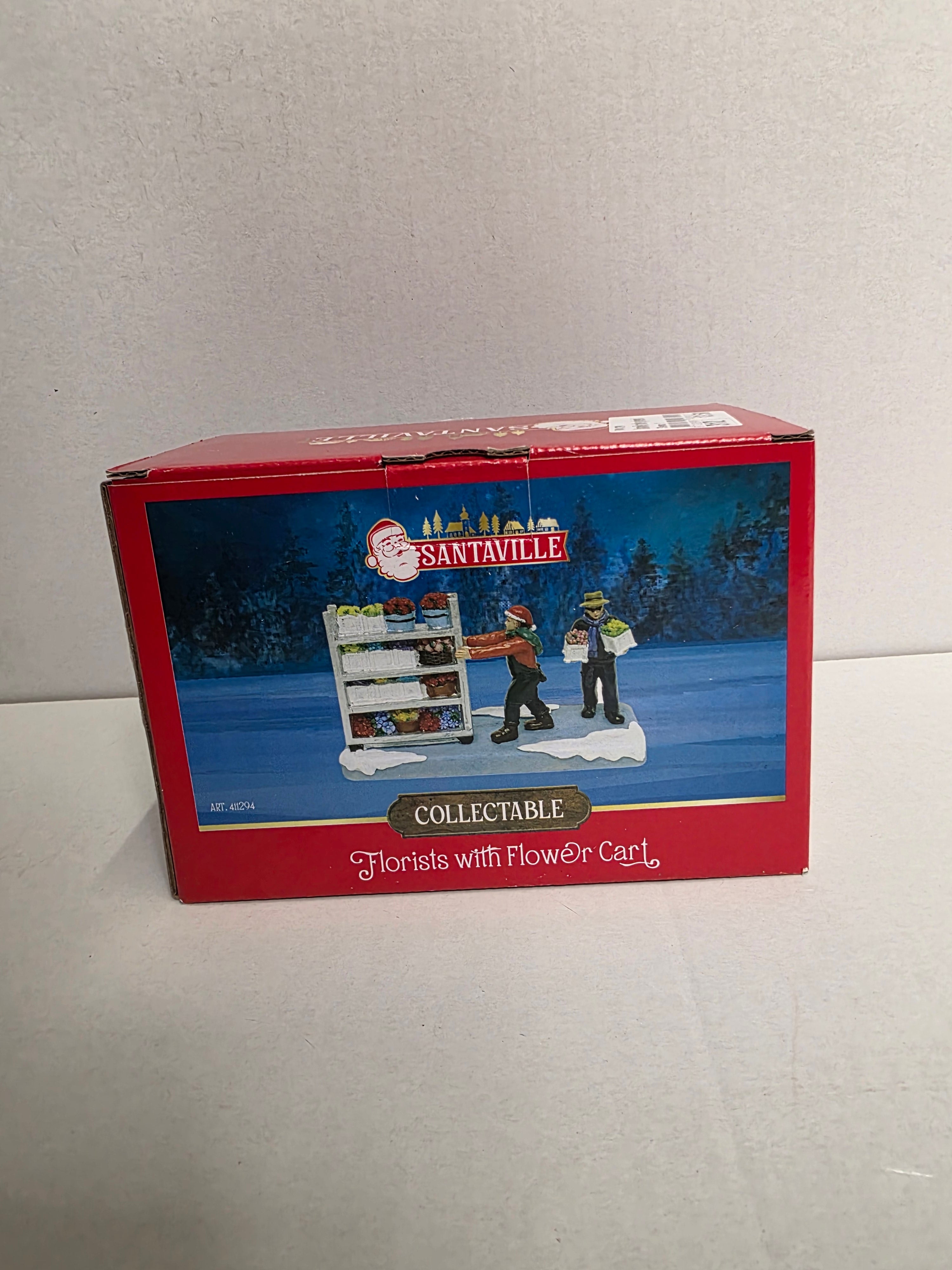 Santaville Trolley Polyresin 14cm