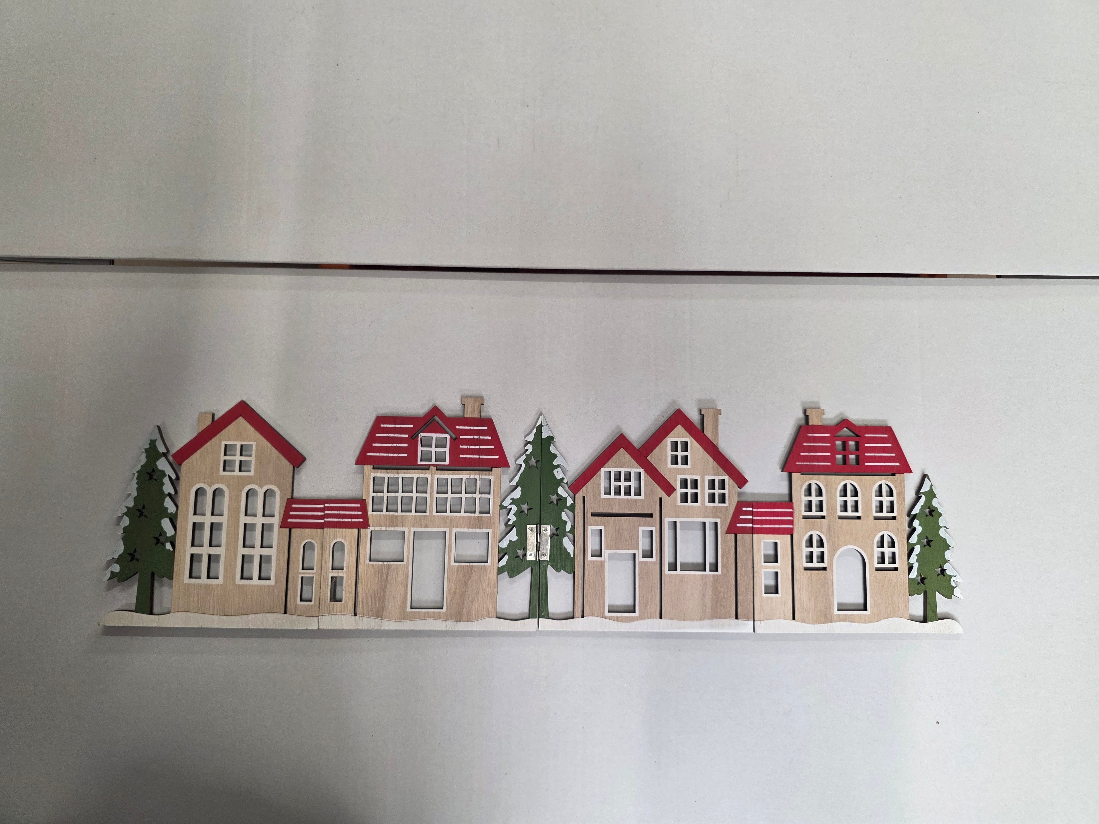 Wooden Deco Stand Assorted 16x60cm