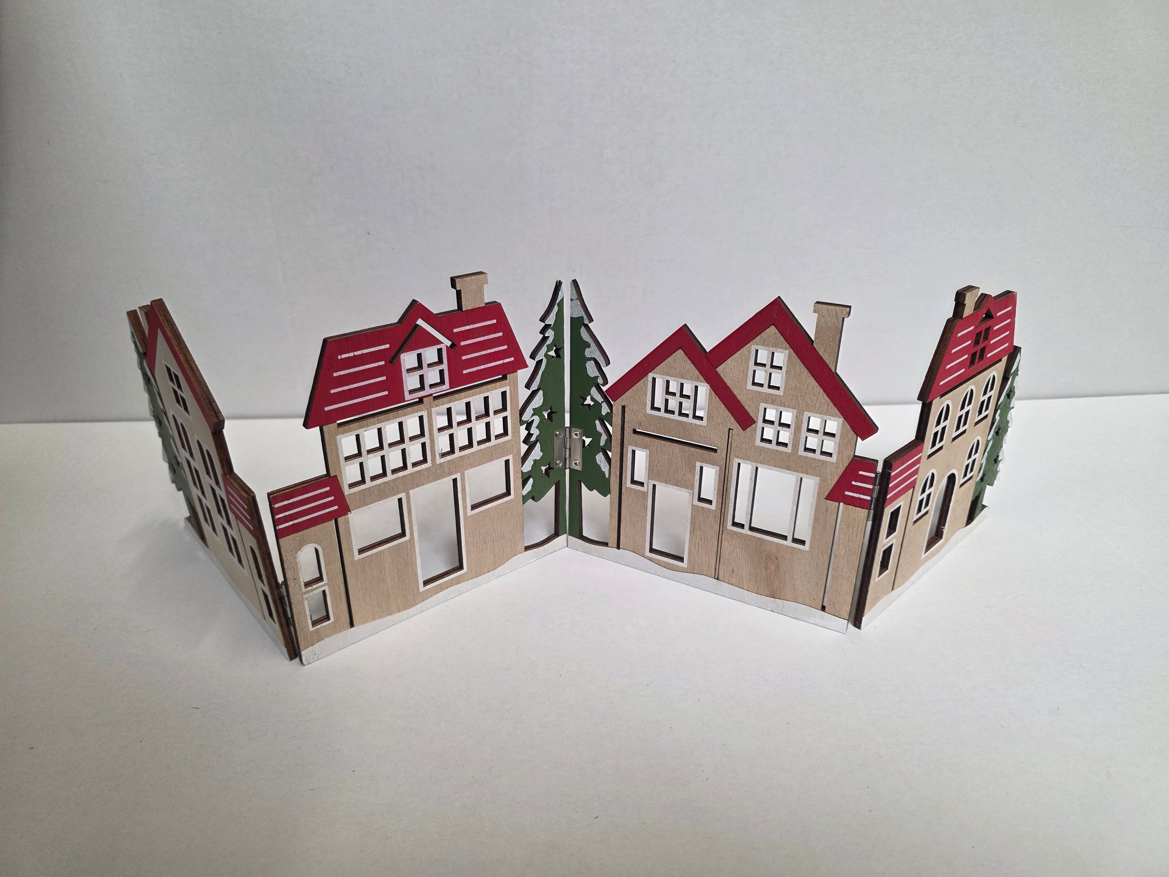 Wooden Deco Stand Assorted 16x60cm