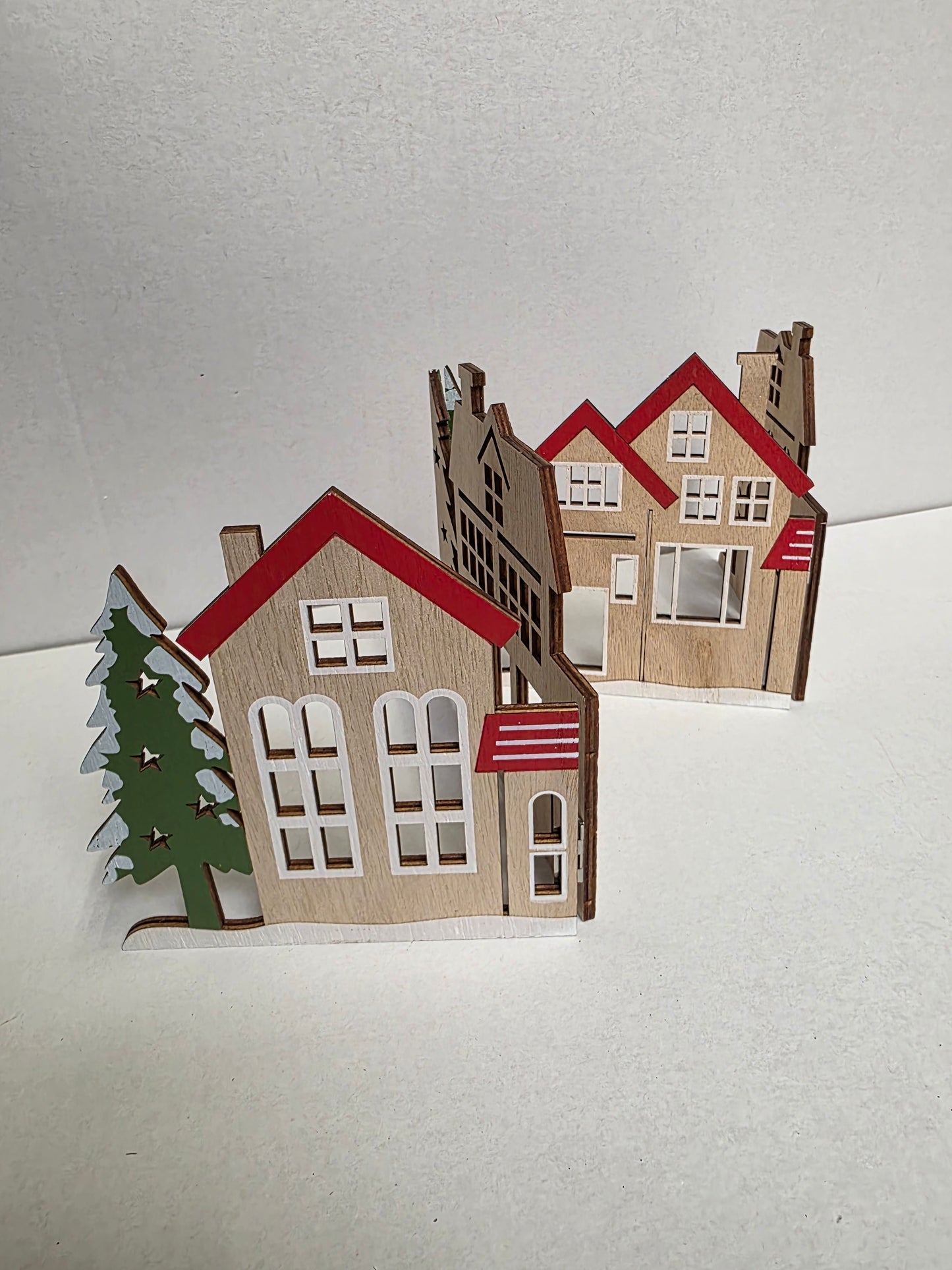 Wooden Deco Stand Assorted 16x60cm