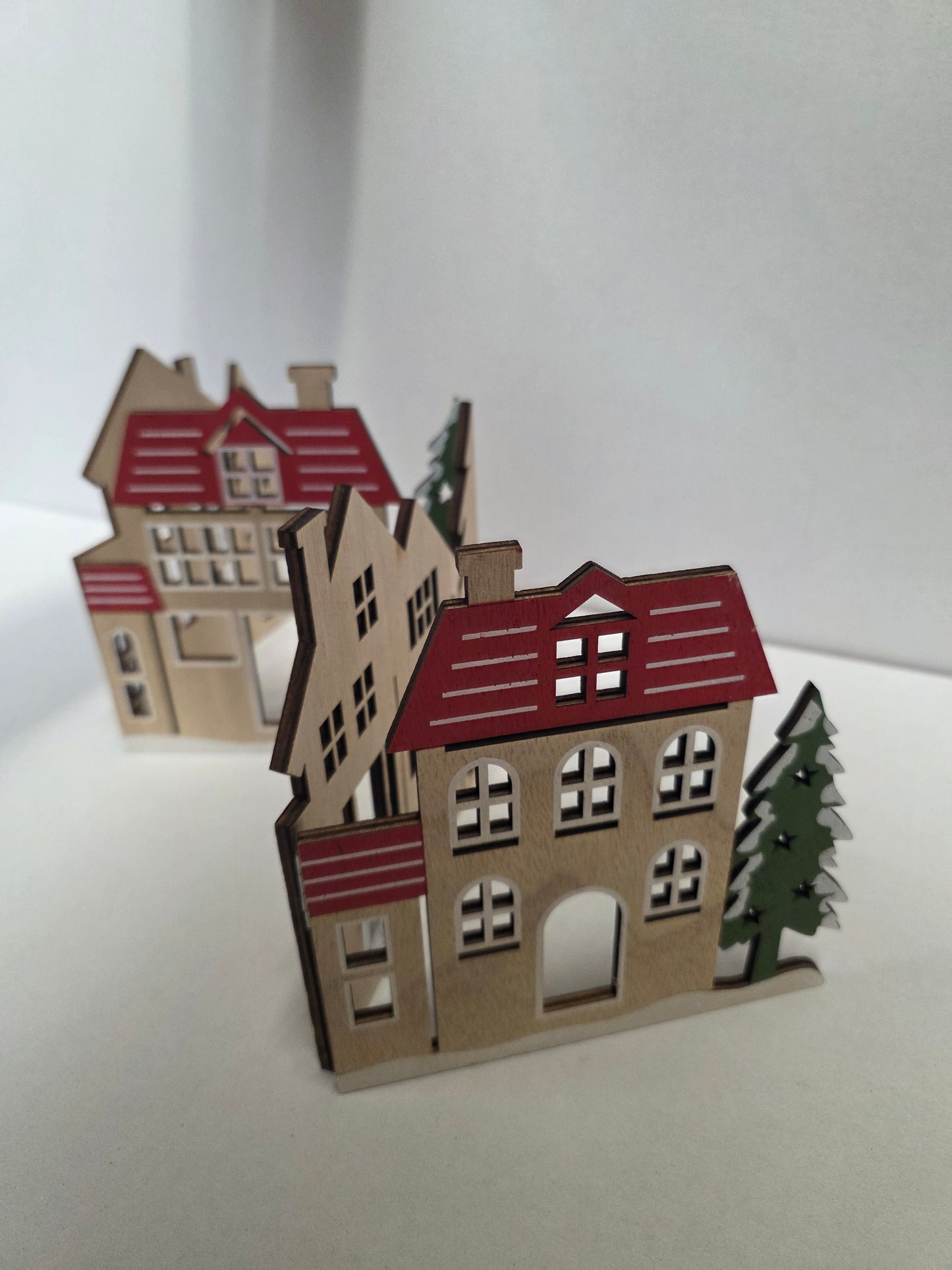 Wooden Deco Stand Assorted 16x60cm