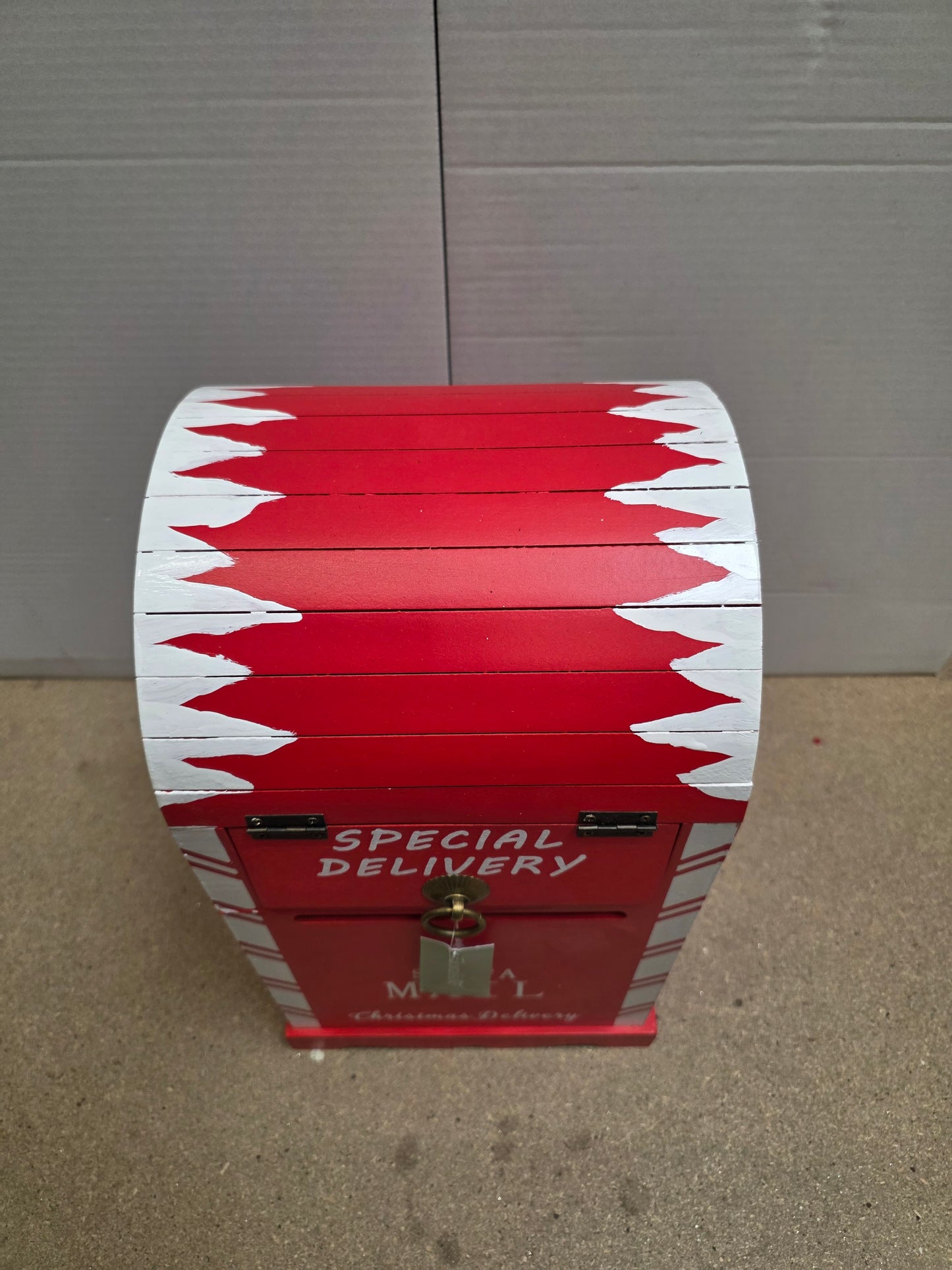 Wooden Santa Mailbox 40cm