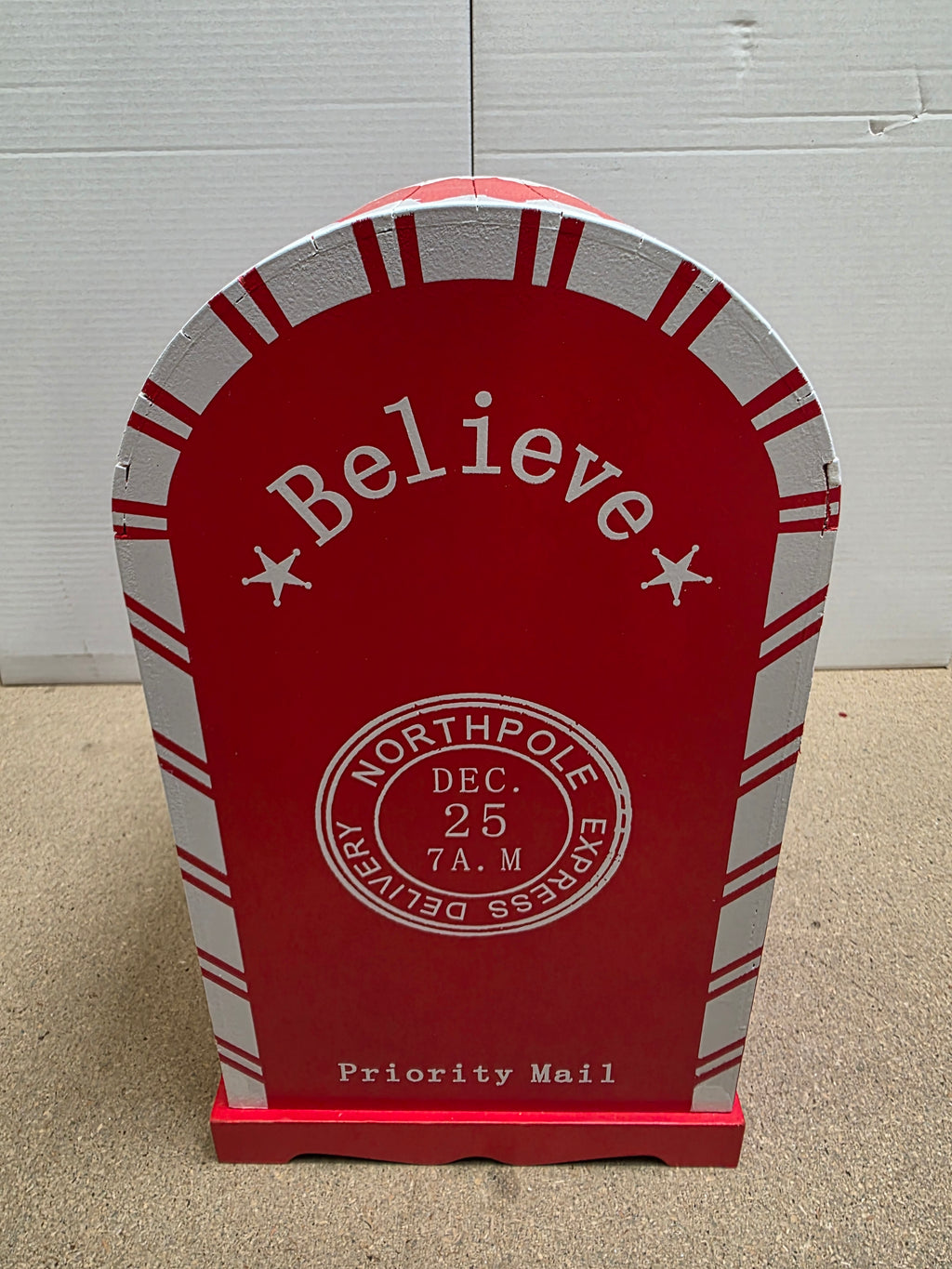 Wooden Santa Mailbox 40cm