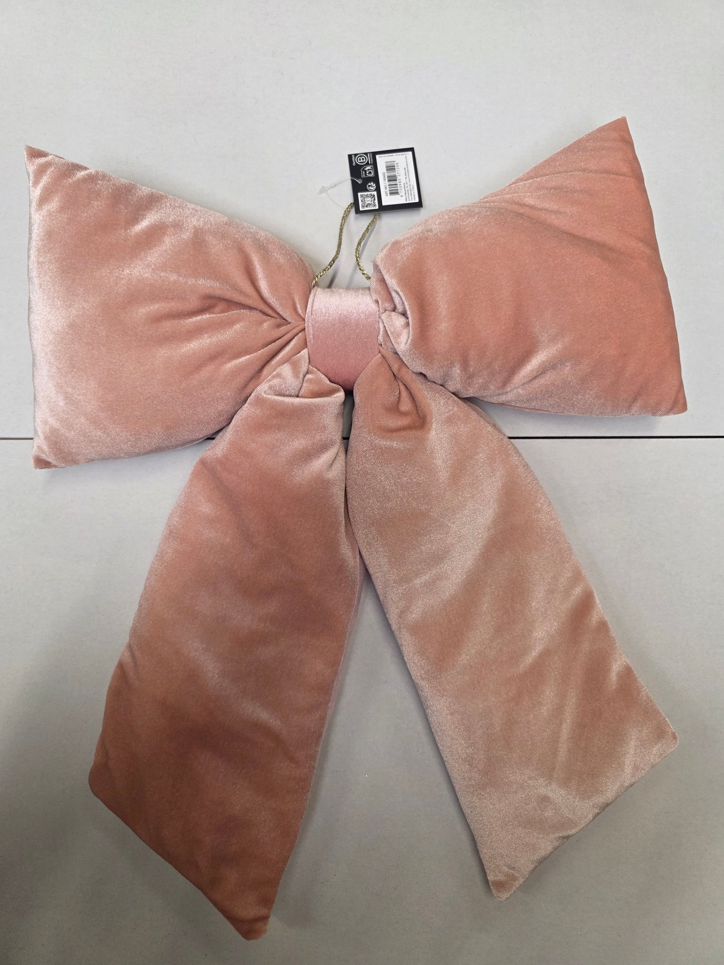 Bow Plush Pink 50x39cm