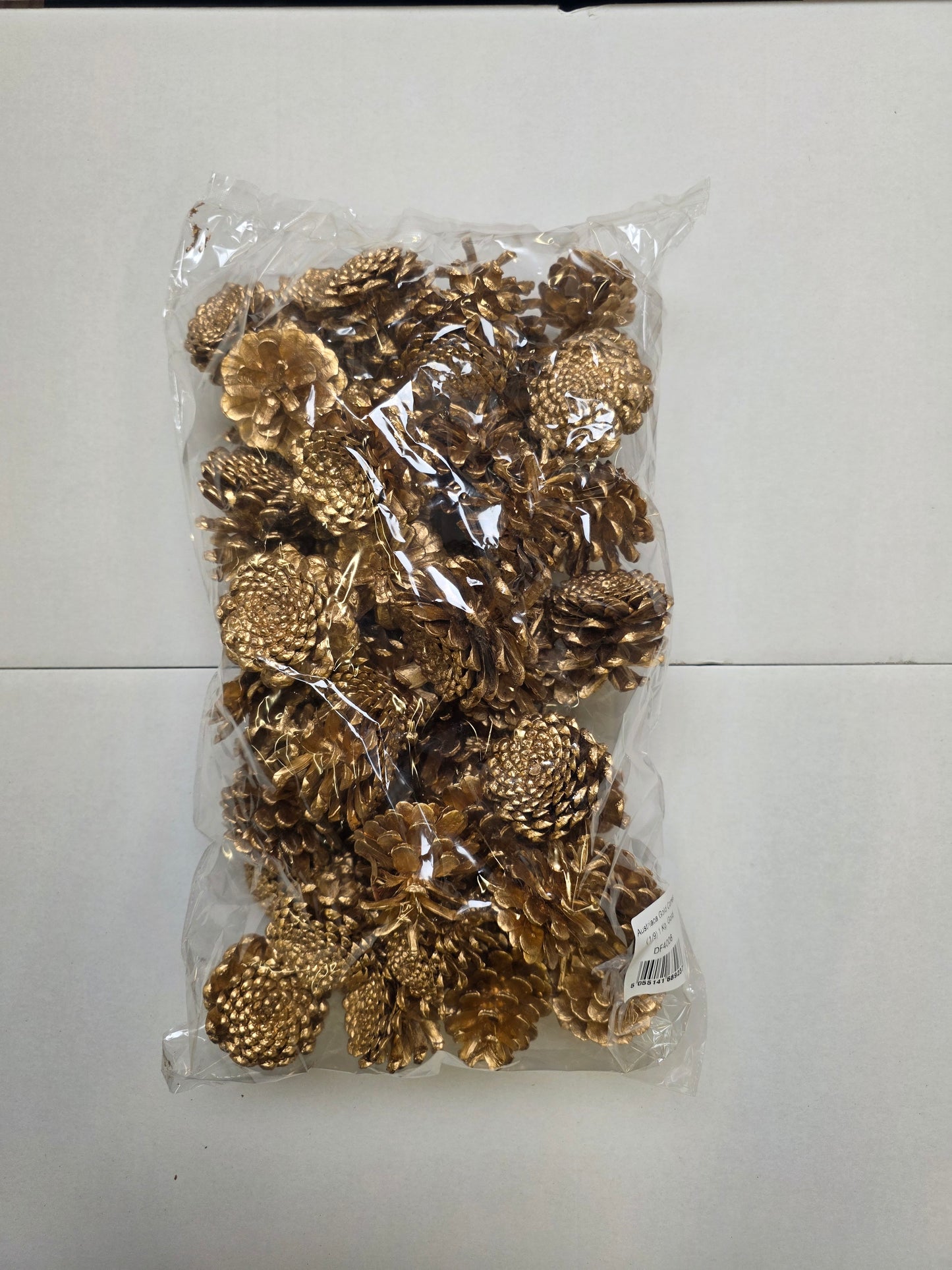 Dried Pine Cone Gold 1kg