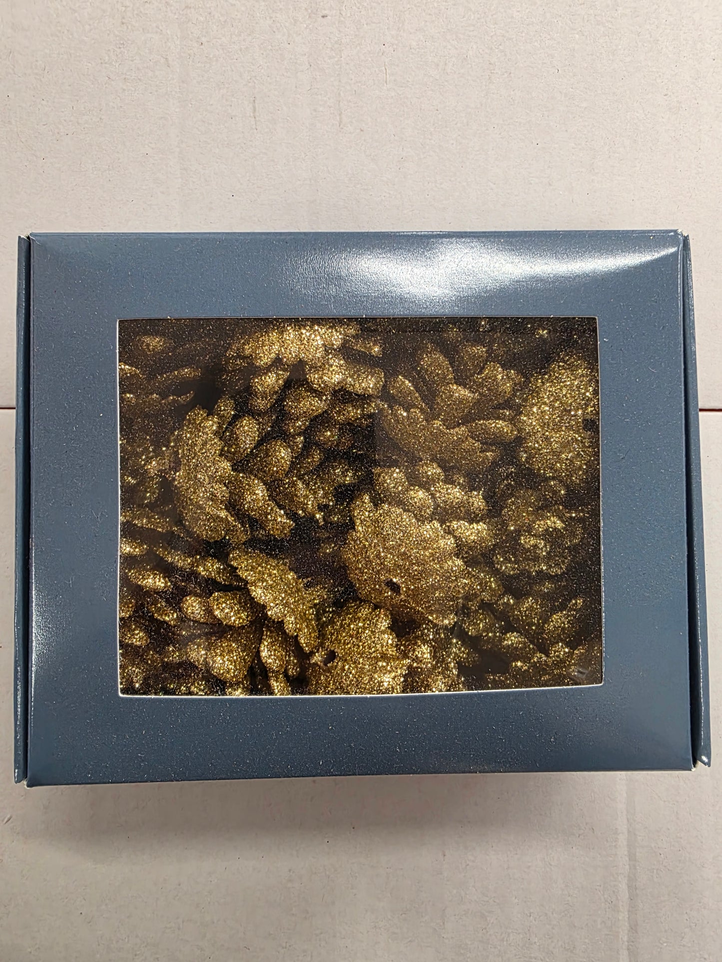 Dried Sparkling Cones 45mm Gold X 20