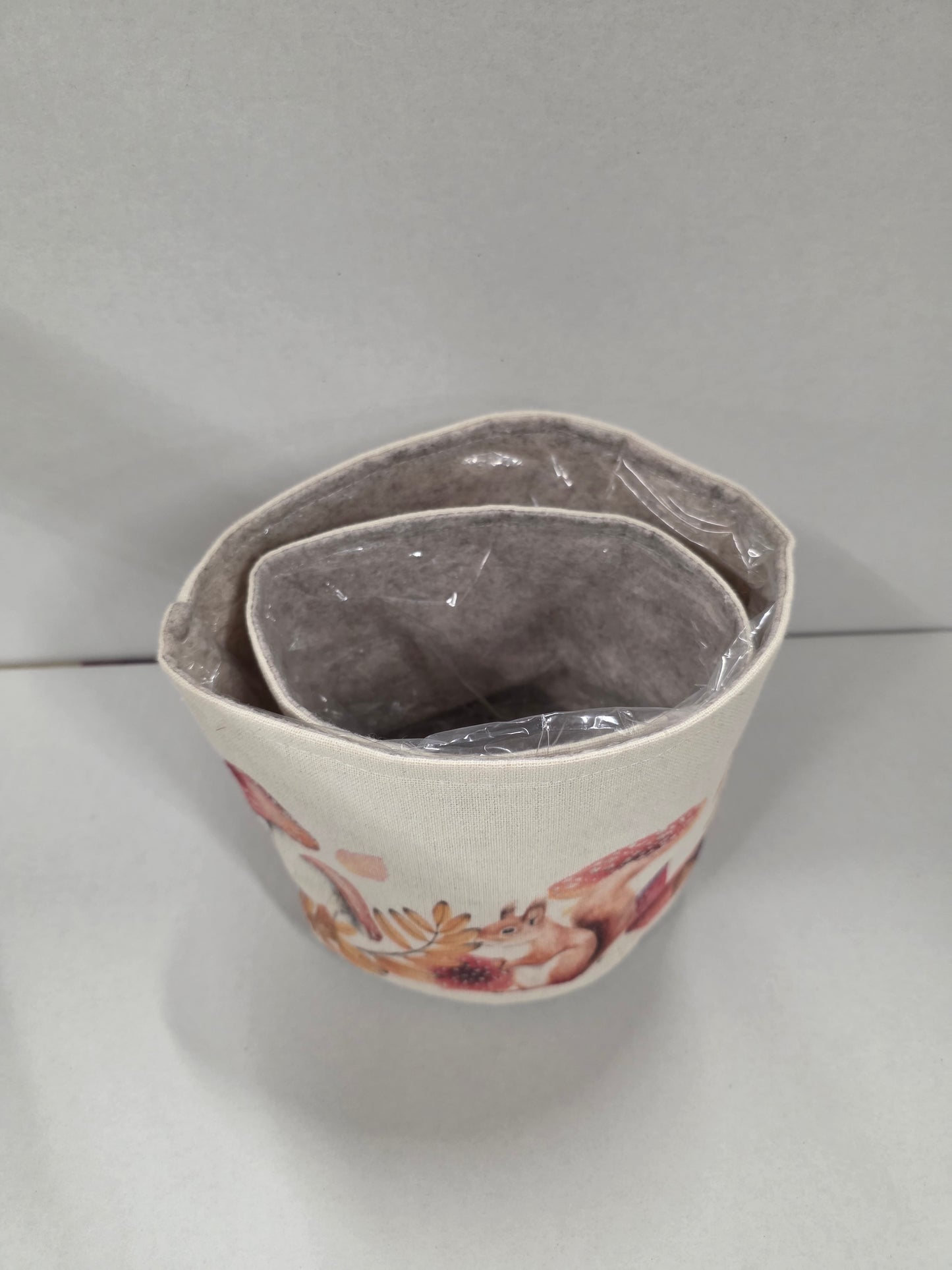 Forest Cotton Lined Bag 13 and 16cm