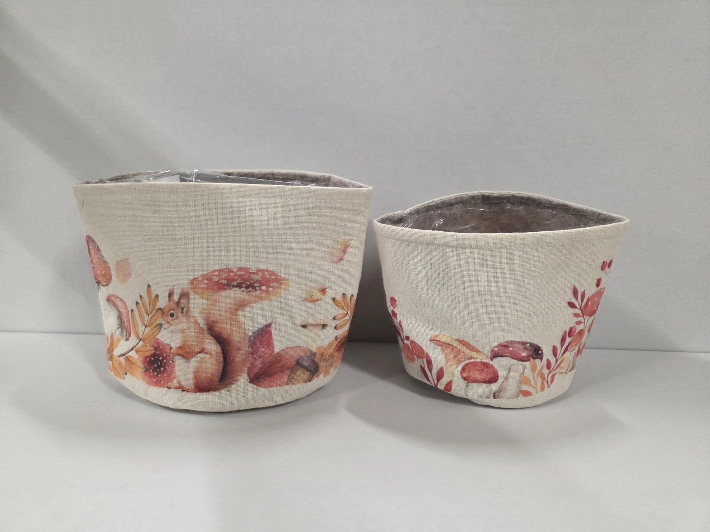 Forest Cotton Lined Bag 13 and 16cm